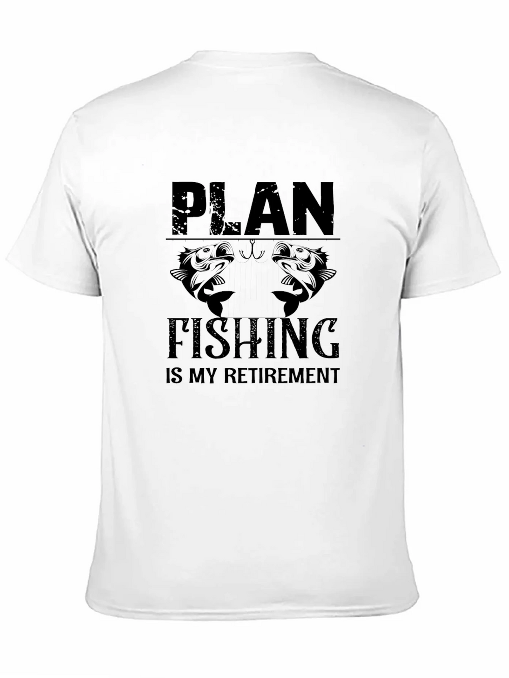 Plan Fishing Retirement T-Shirt - Black product image 9