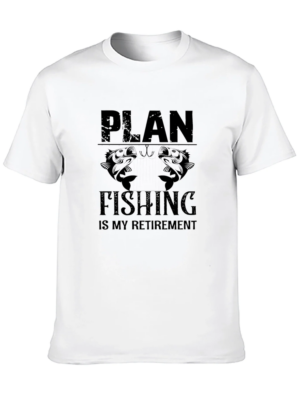 Plan Fishing Retirement T-Shirt - Black product image 8