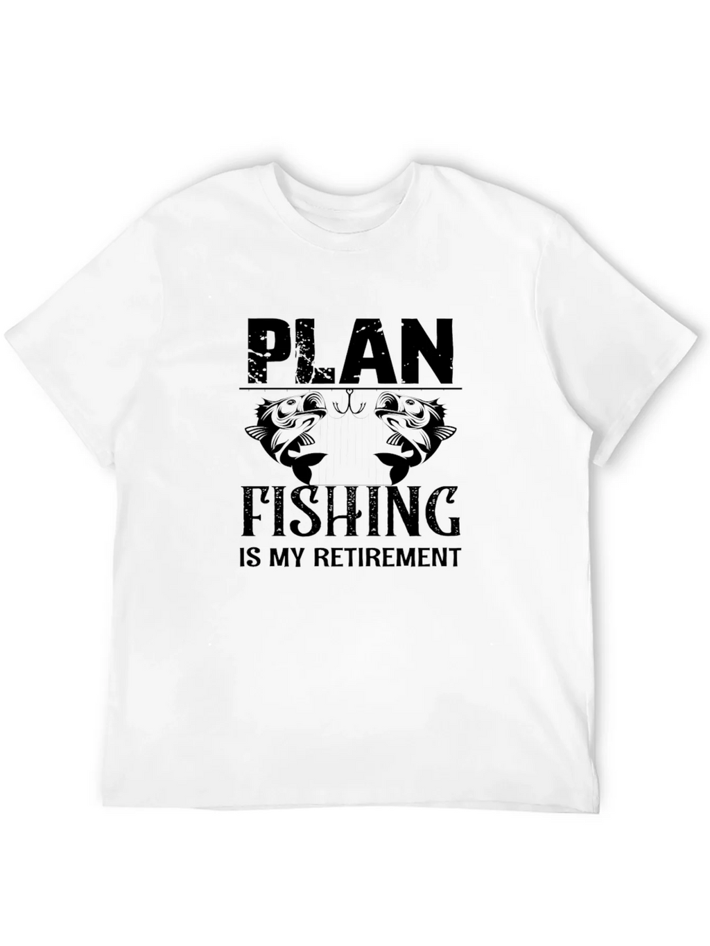 Plan Fishing Retirement T-Shirt - Black product image 10