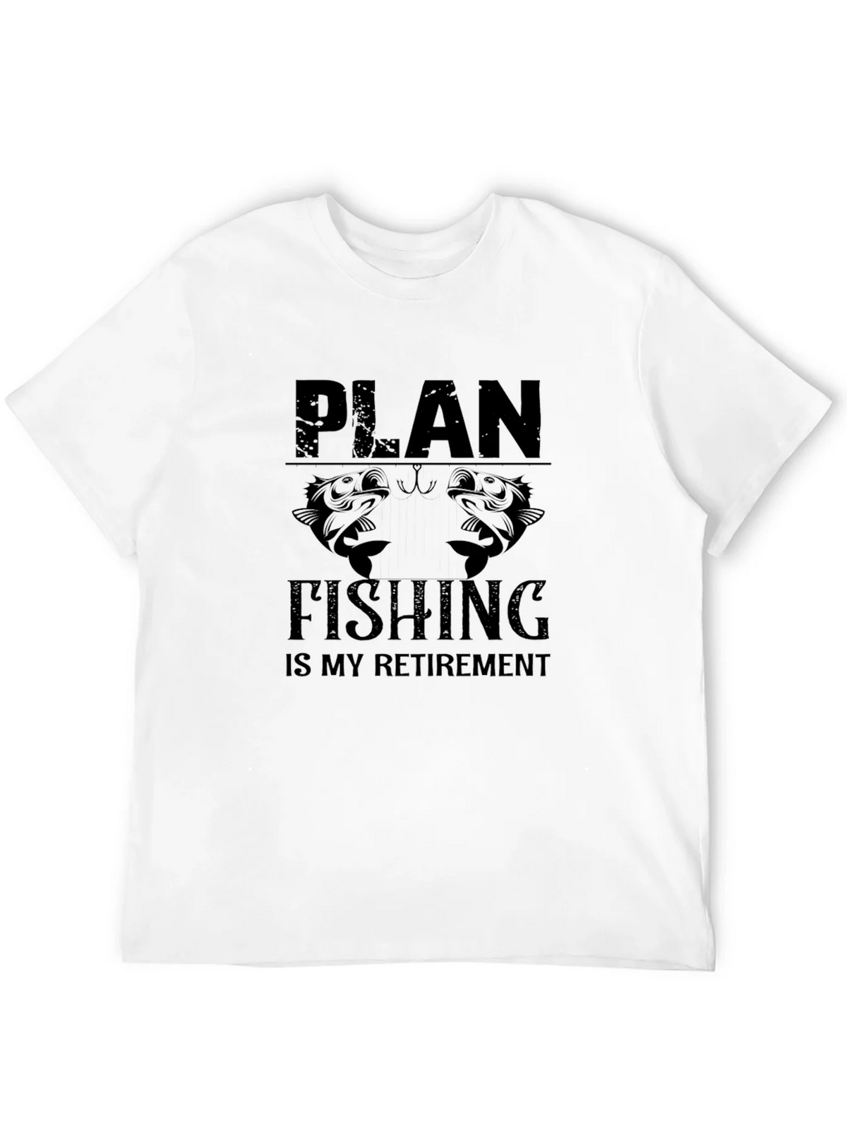 Plan Fishing Retirement T-Shirt - Black product image 10