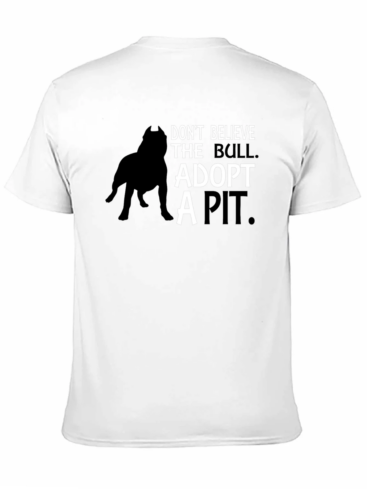 Adopt a Pit Bull T-Shirt - Black product image 10
