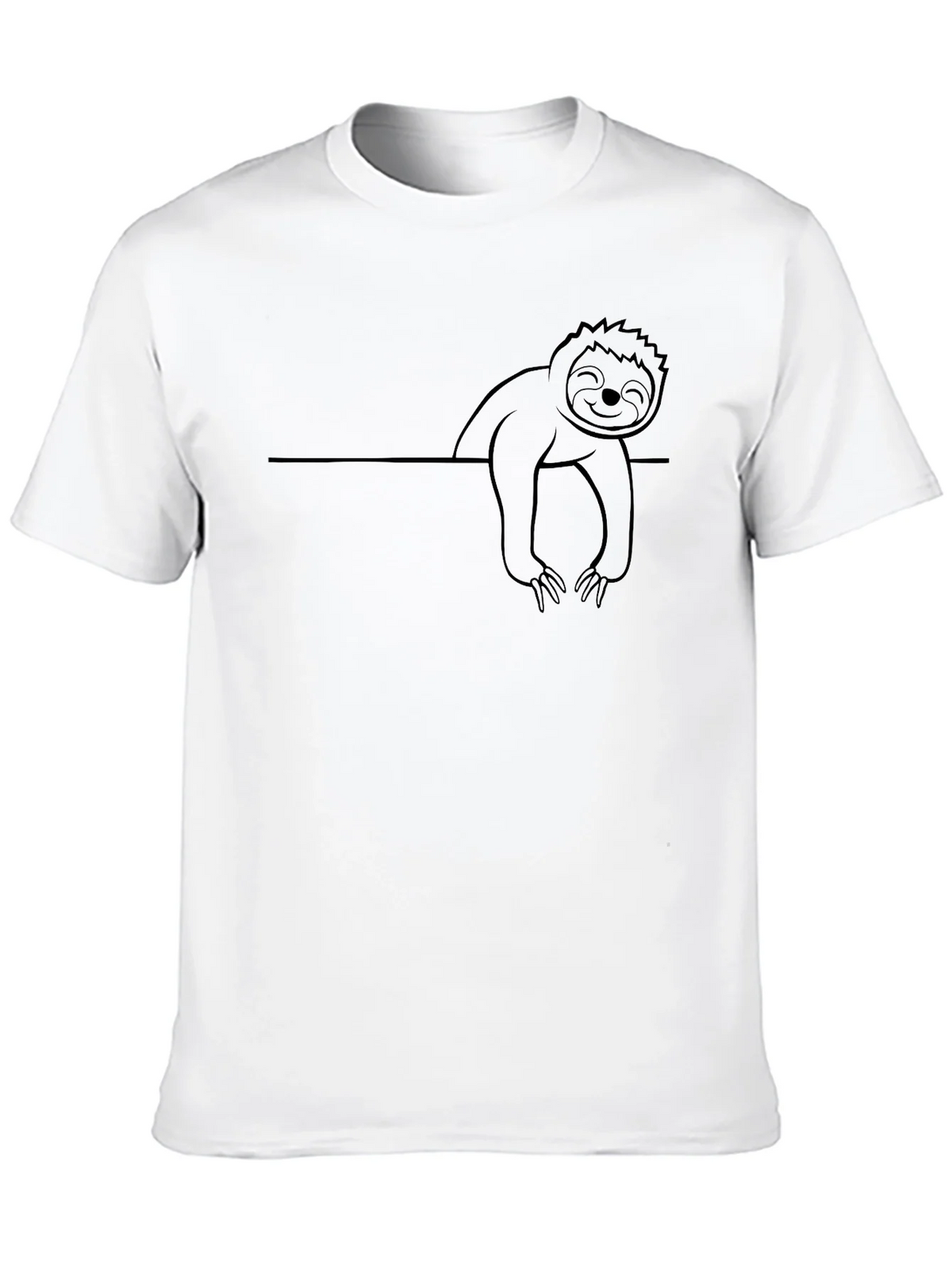 Sloth Graphic T-Shirt - Casual Crew Neck Tee product image 8