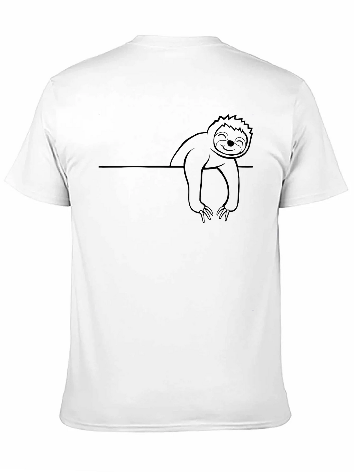 Sloth Graphic T-Shirt - Casual Crew Neck Tee product image 9