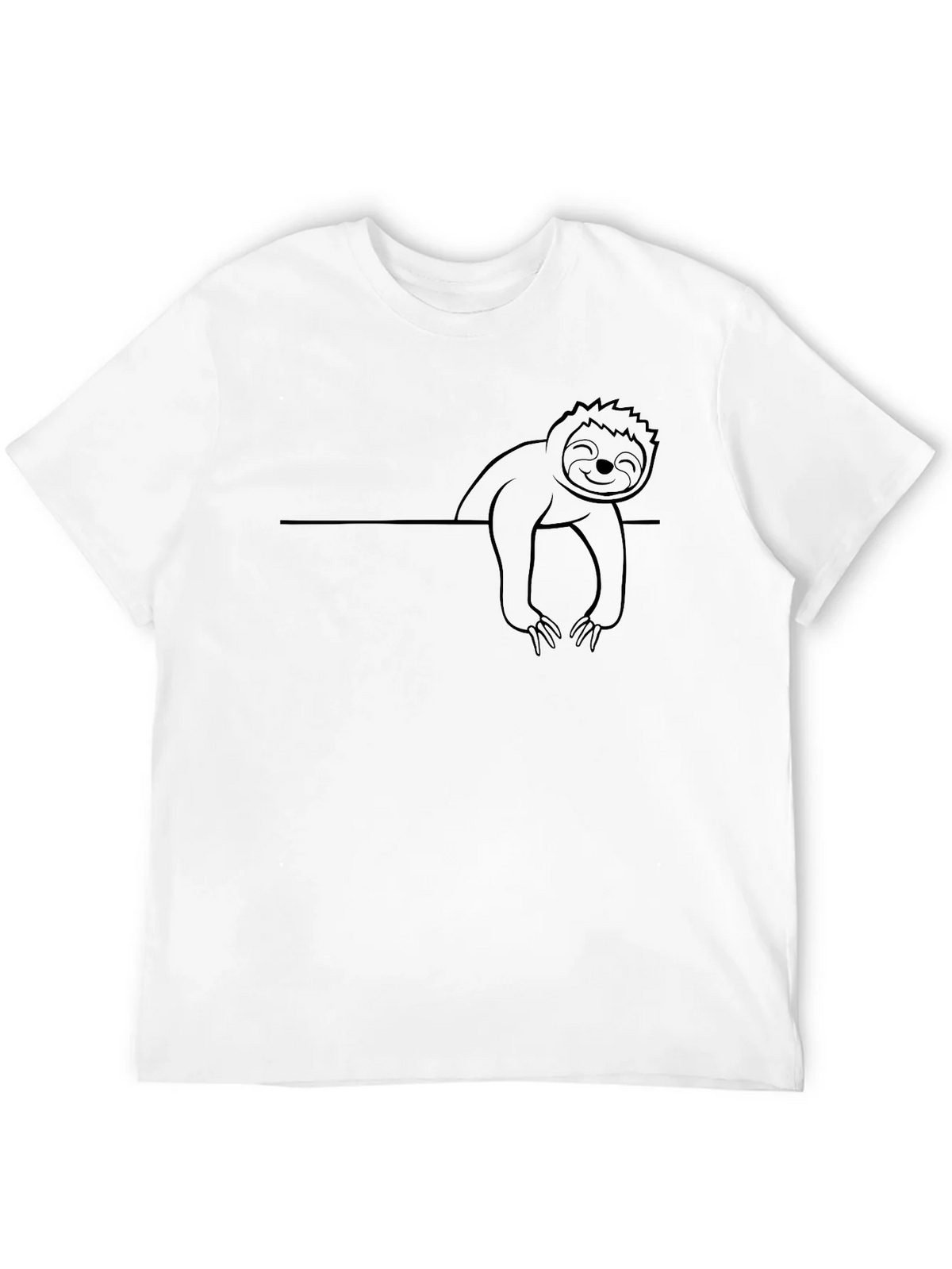 Sloth Graphic T-Shirt - Casual Crew Neck Tee product image 10
