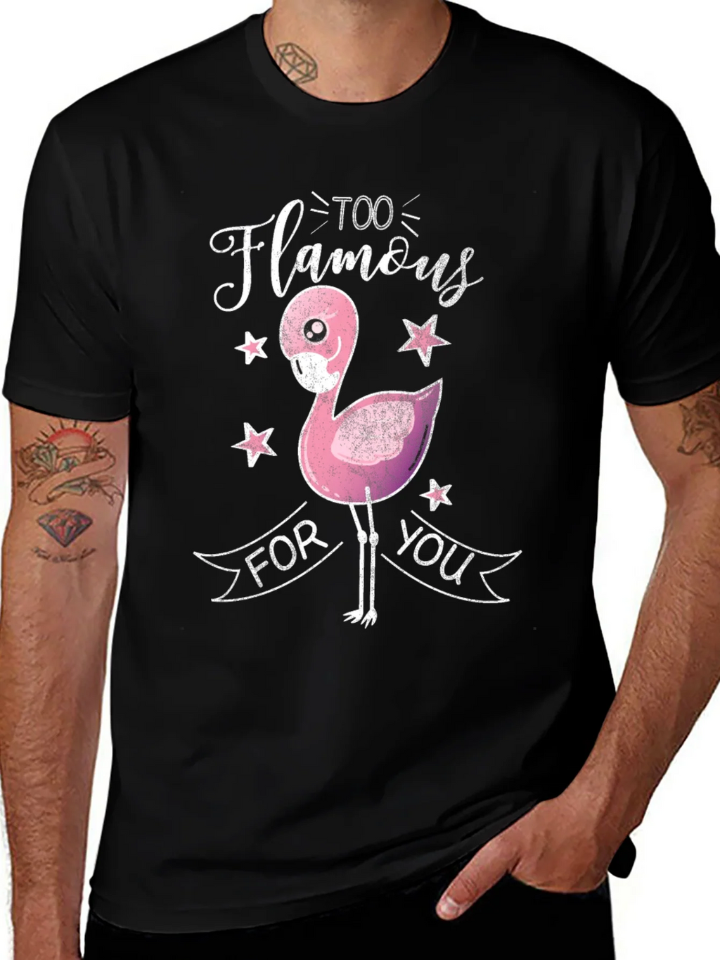 Too Flamous Flamingo Graphic T-Shirt product image 1