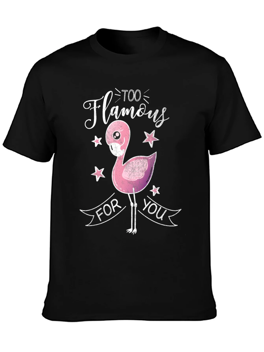 Too Flamous Flamingo Graphic T-Shirt product image 3