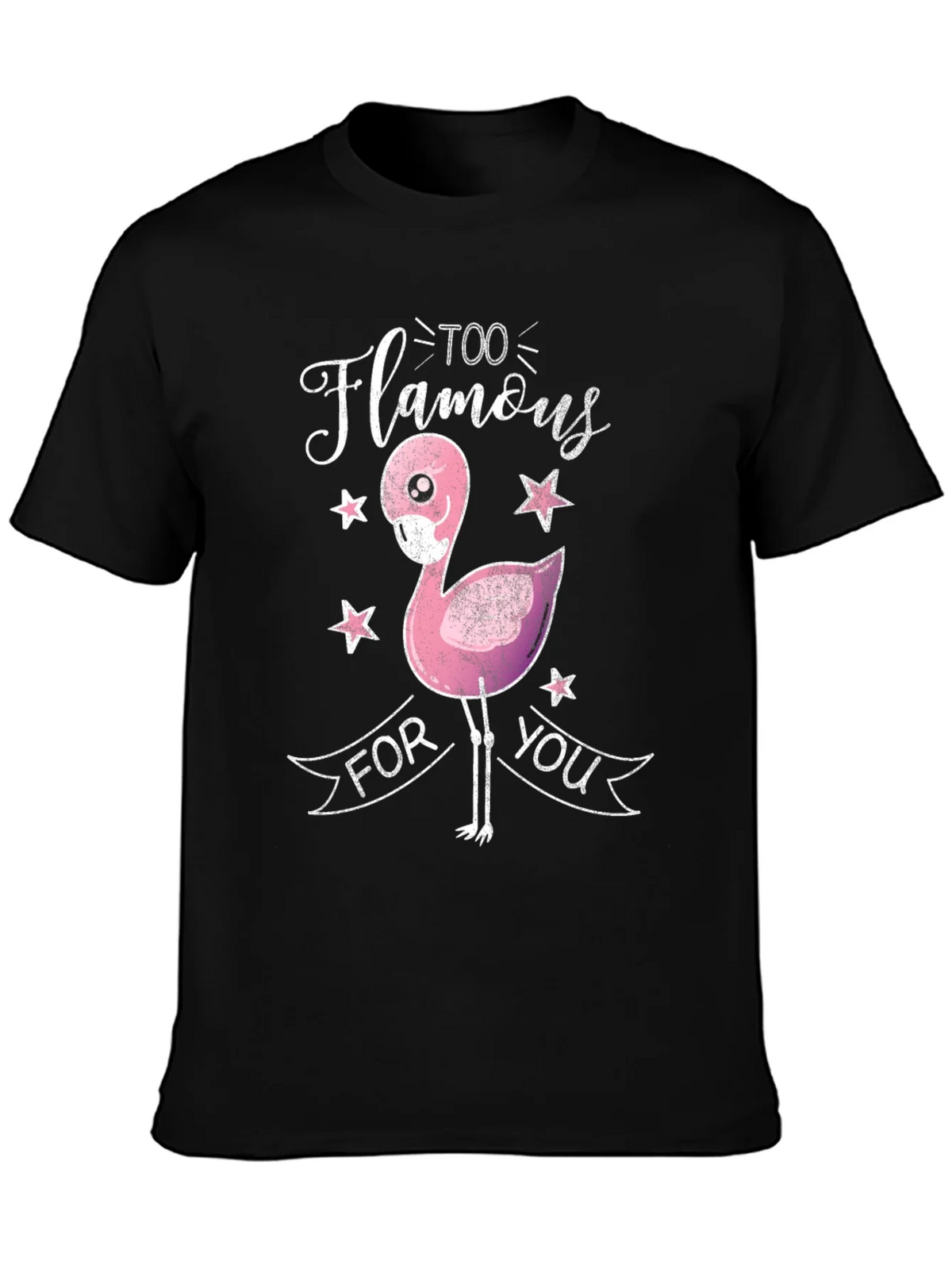 Too Flamous Flamingo Graphic T-Shirt product image 3