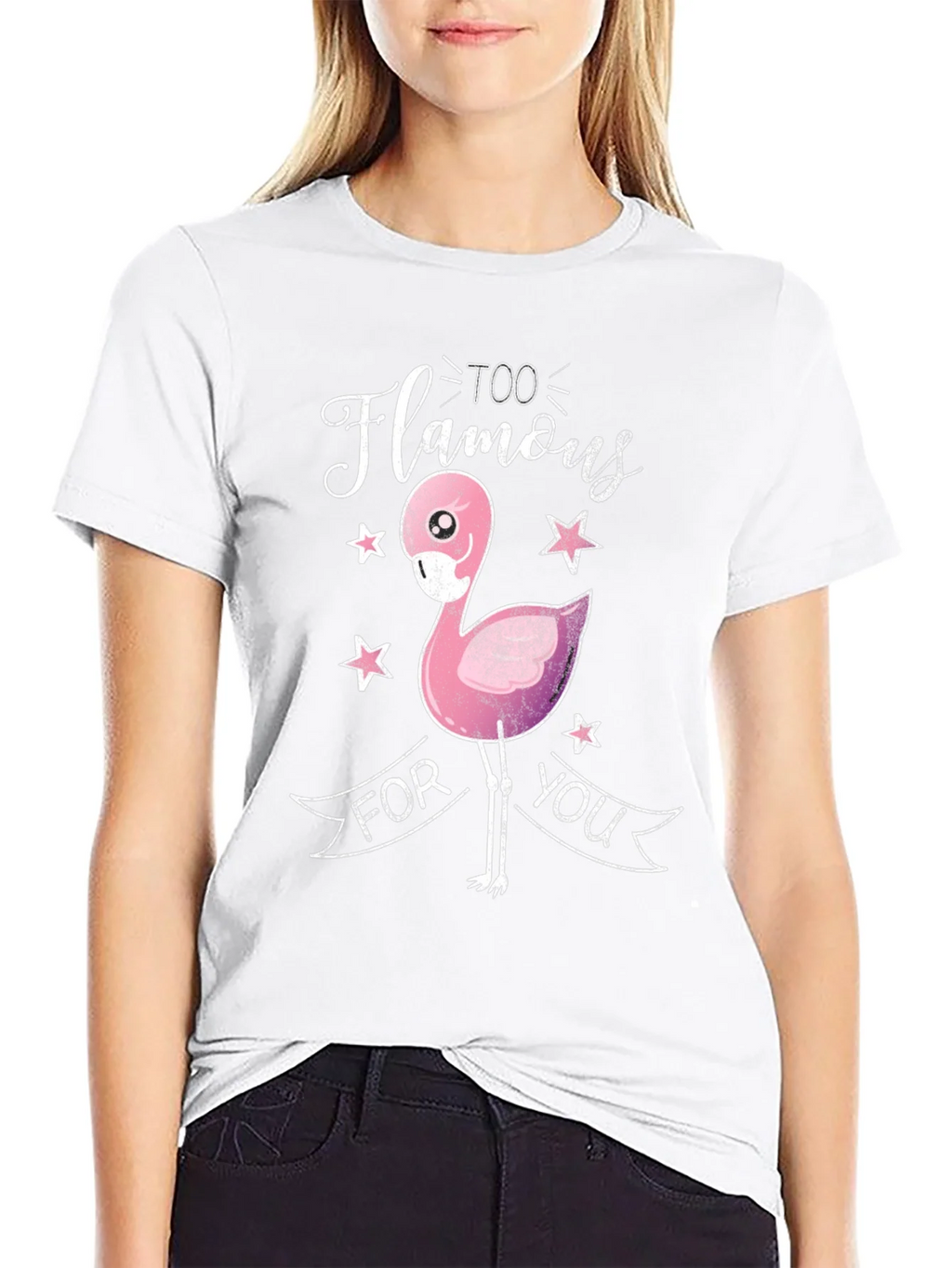Too Flamous Flamingo Graphic T-Shirt product image 8