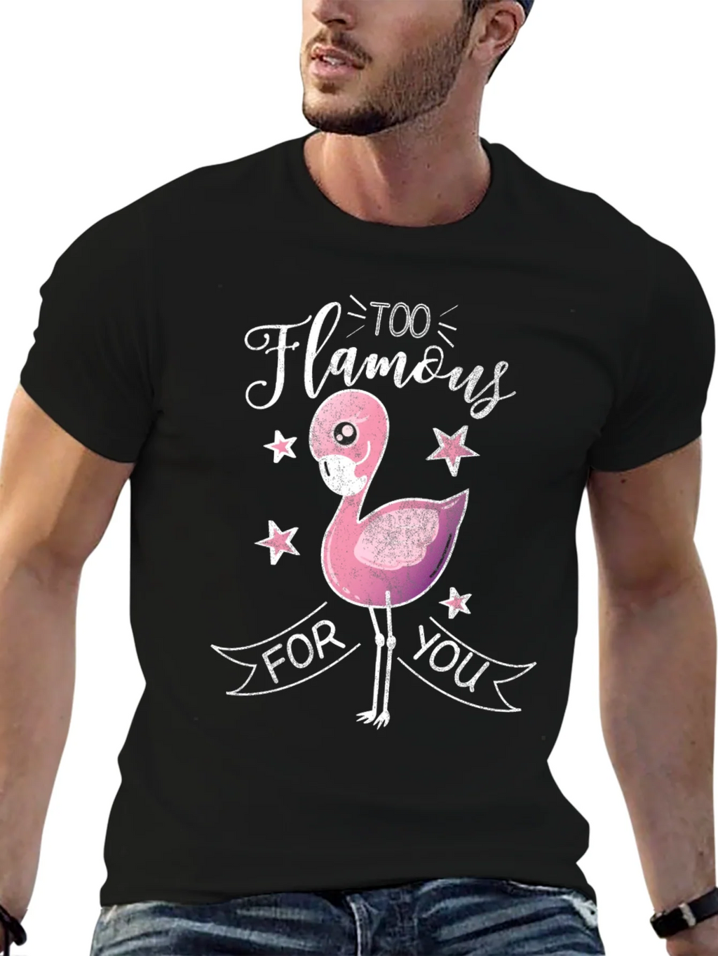 Too Flamous Flamingo Graphic T-Shirt product image 6