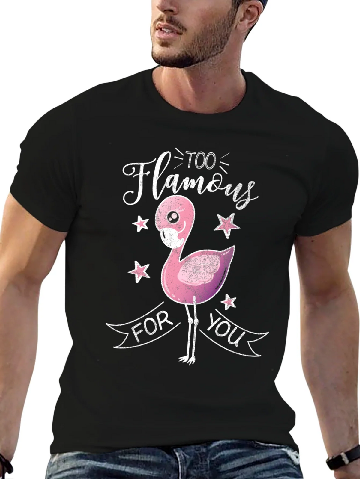 Too Flamous Flamingo Graphic T-Shirt product image 6