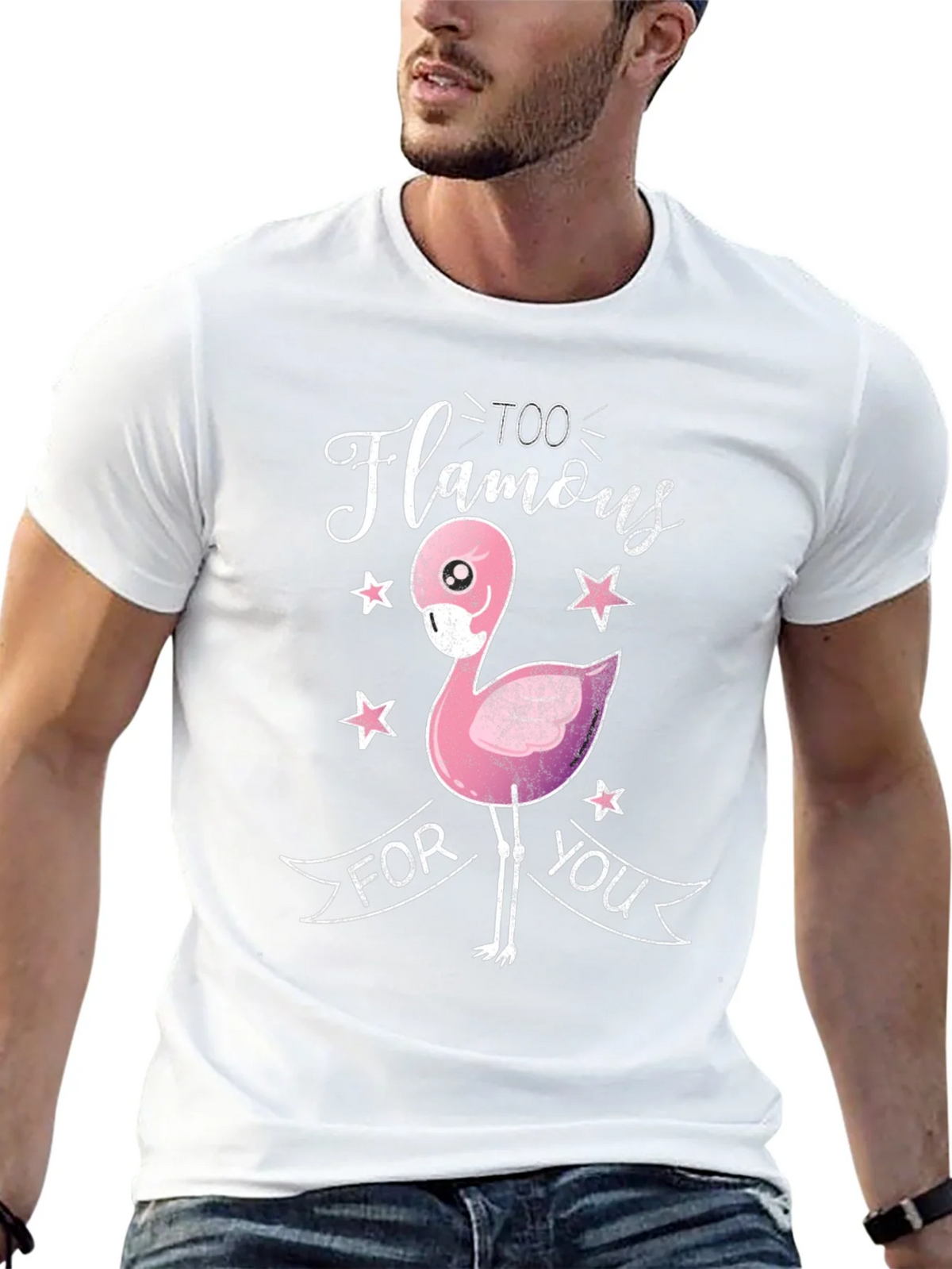 Too Flamous Flamingo Graphic T-Shirt product image 12