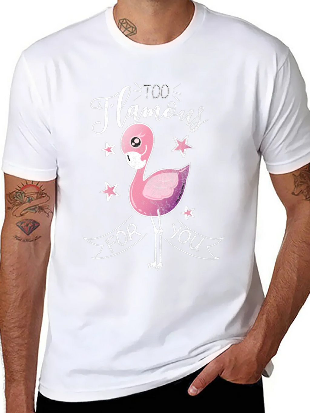 Too Flamous Flamingo Graphic T-Shirt product image 7