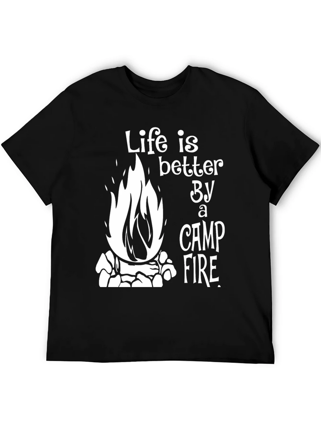 Campfire Life T-Shirt - Better By A Camp Fire - Camping Tee product image 5