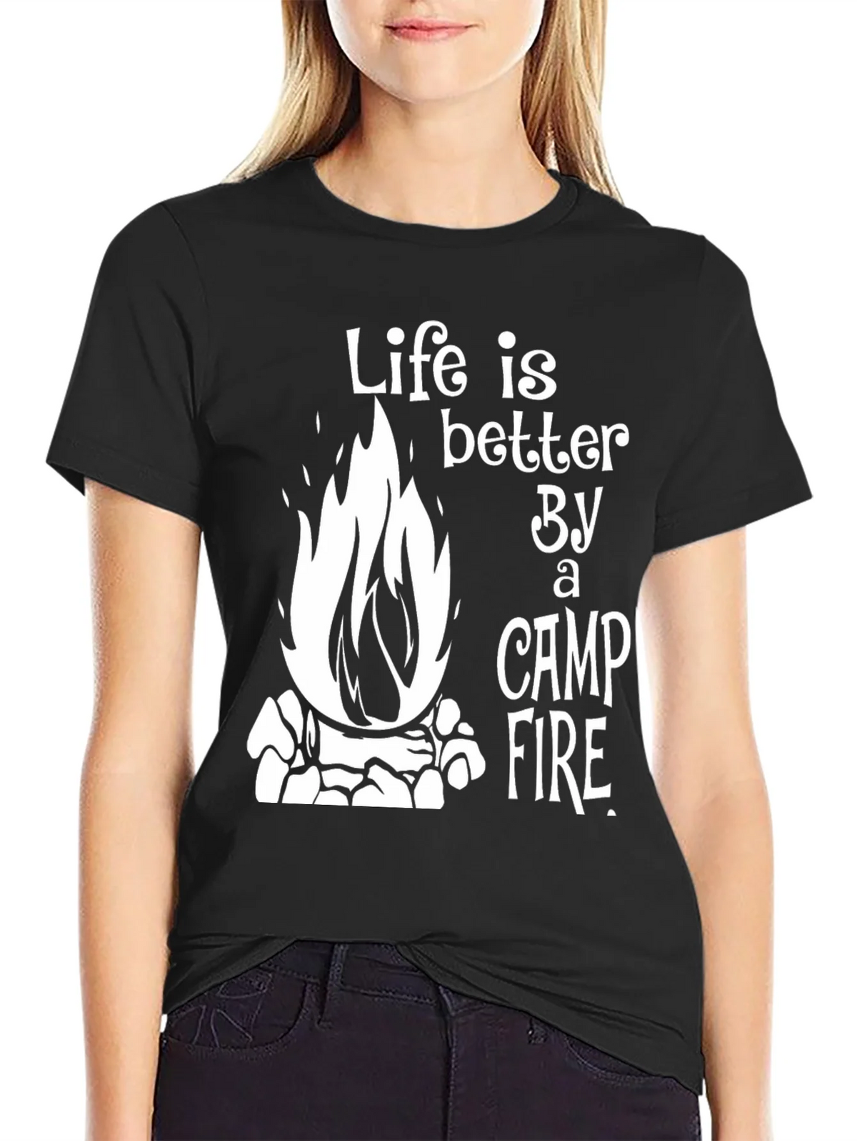Campfire Life T-Shirt - Better By A Camp Fire - Camping Tee product image 2