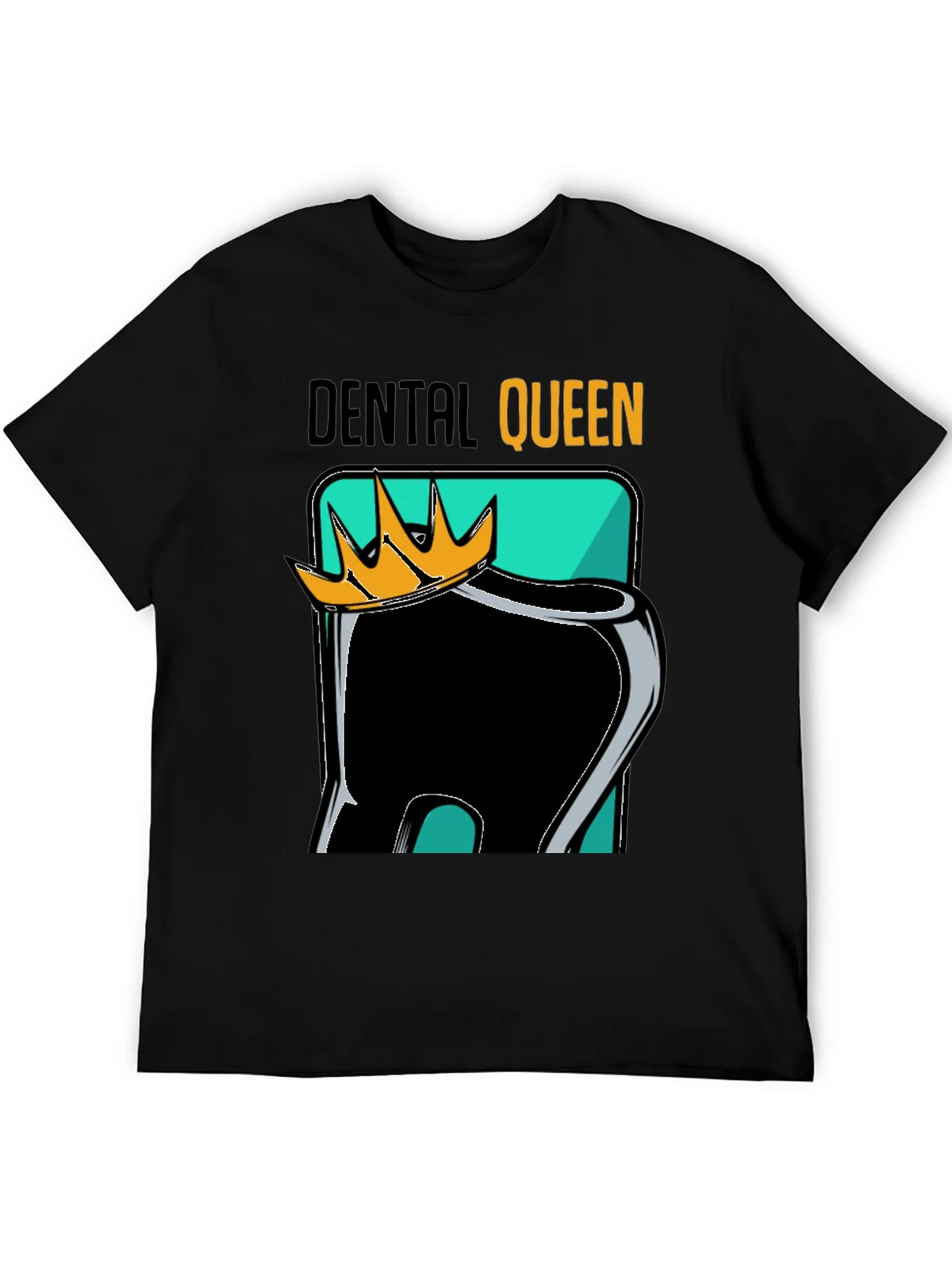 Dental Queen Black Graphic Tee product image 5