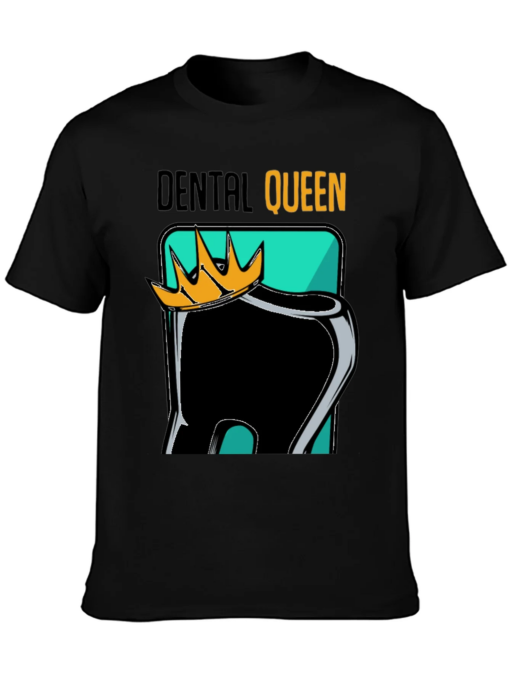 Dental Queen Black Graphic Tee product image 3