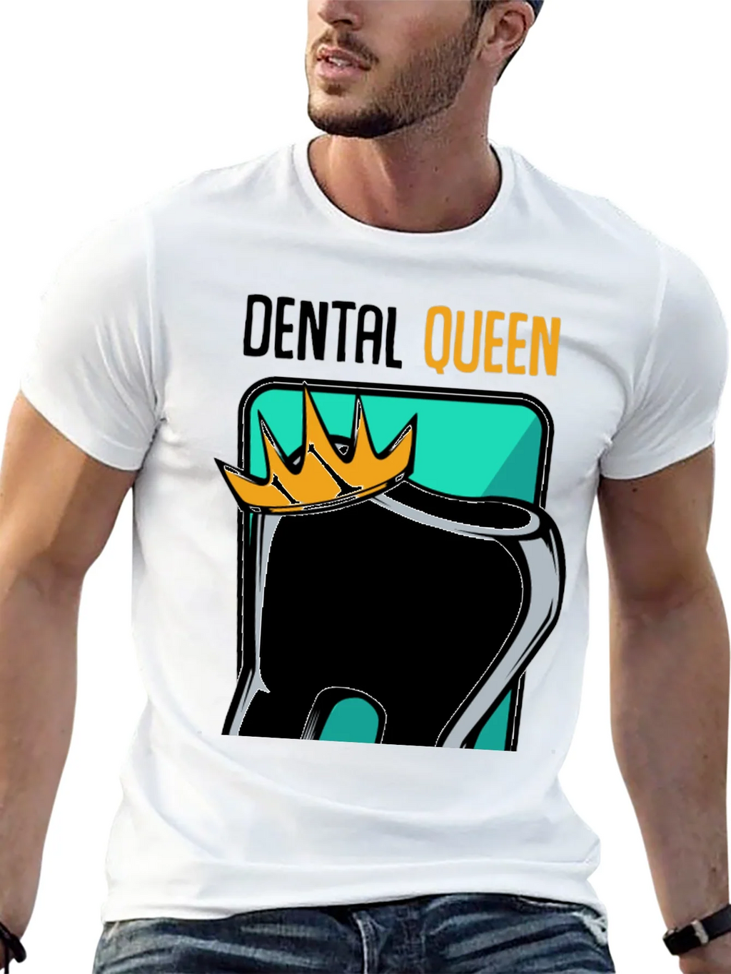 Dental Queen Black Graphic Tee product image 12