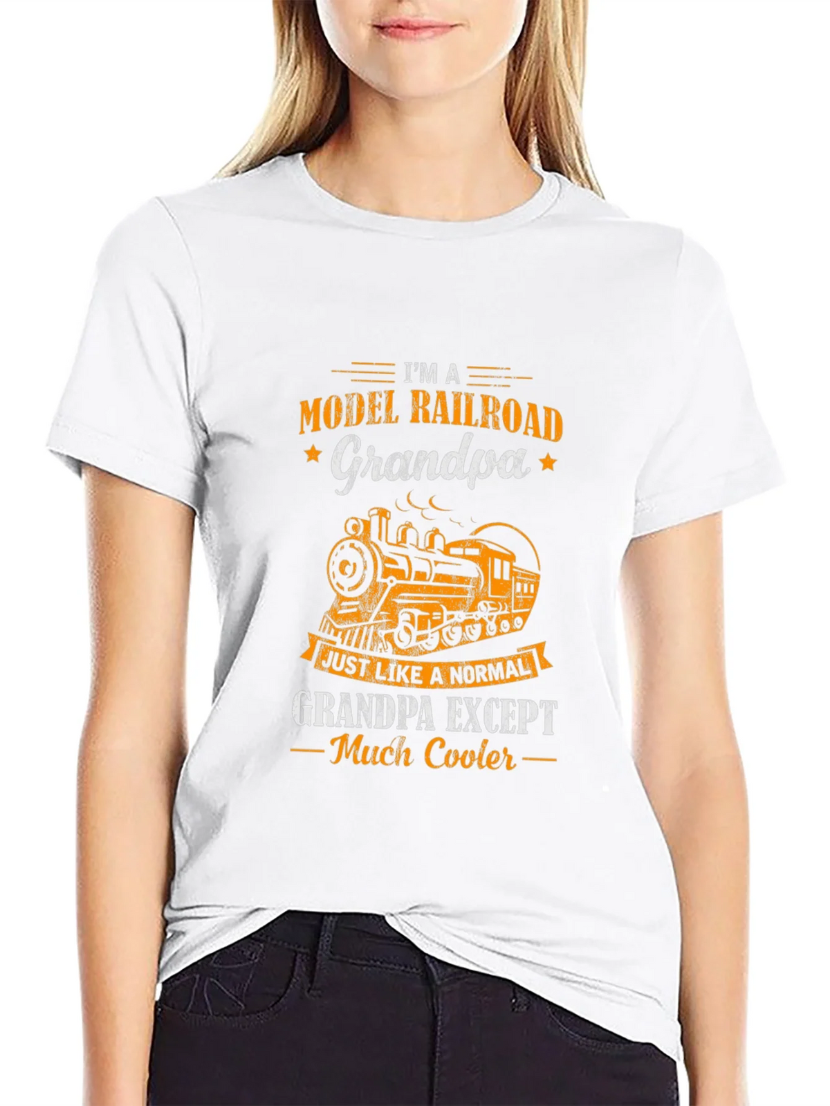 Model Railroad Grandpa T-Shirt - Cool Train Tee product image 8