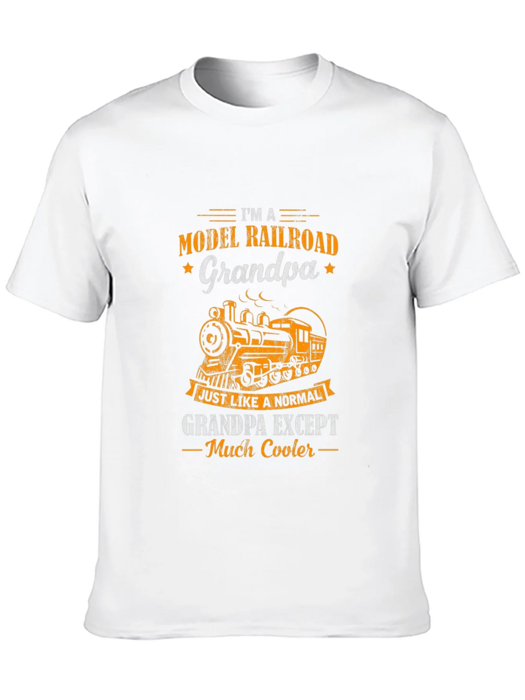 Model Railroad Grandpa T-Shirt - Cool Train Tee product image 9