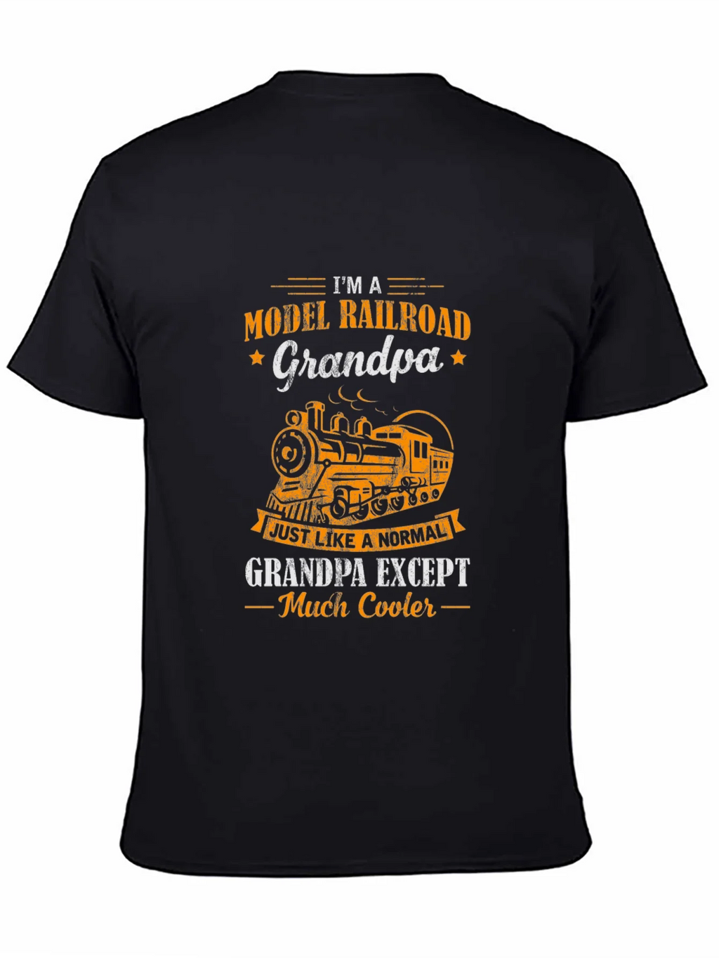 Model Railroad Grandpa T-Shirt - Cool Train Tee product image 4