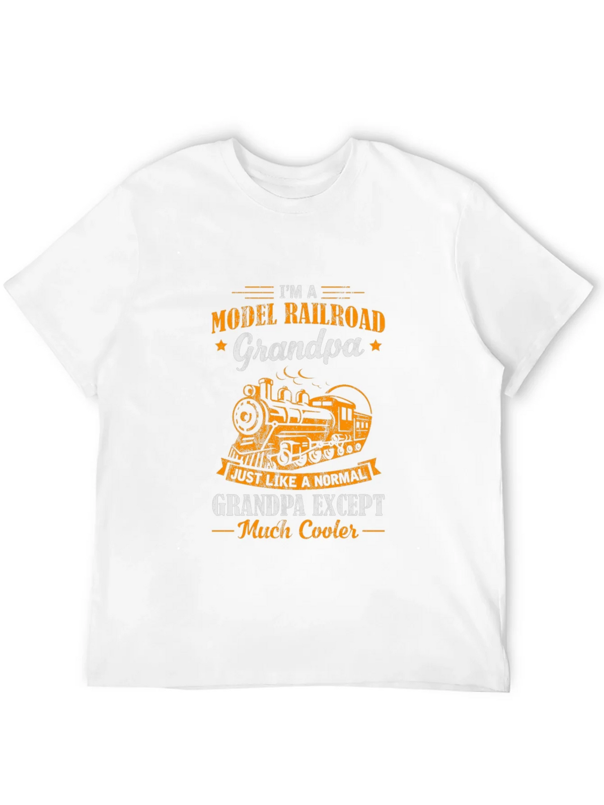 Model Railroad Grandpa T-Shirt - Cool Train Tee product image 11
