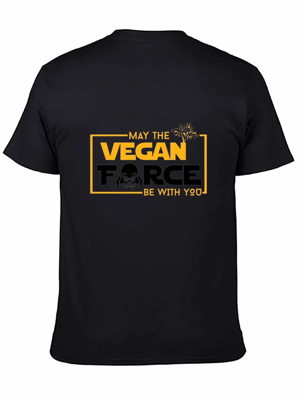 Vegan Force Graphic T-Shirt - May the Be With You product image 4