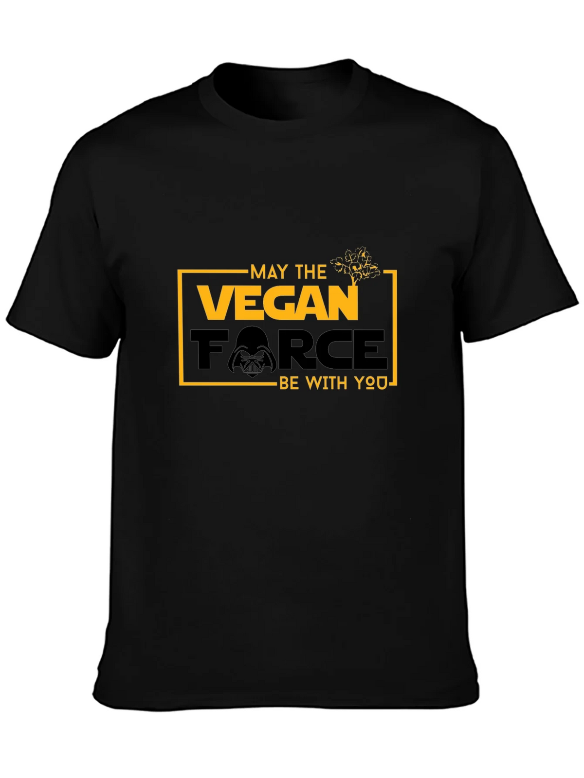 Vegan Force Graphic T-Shirt - May the Be With You product image 3