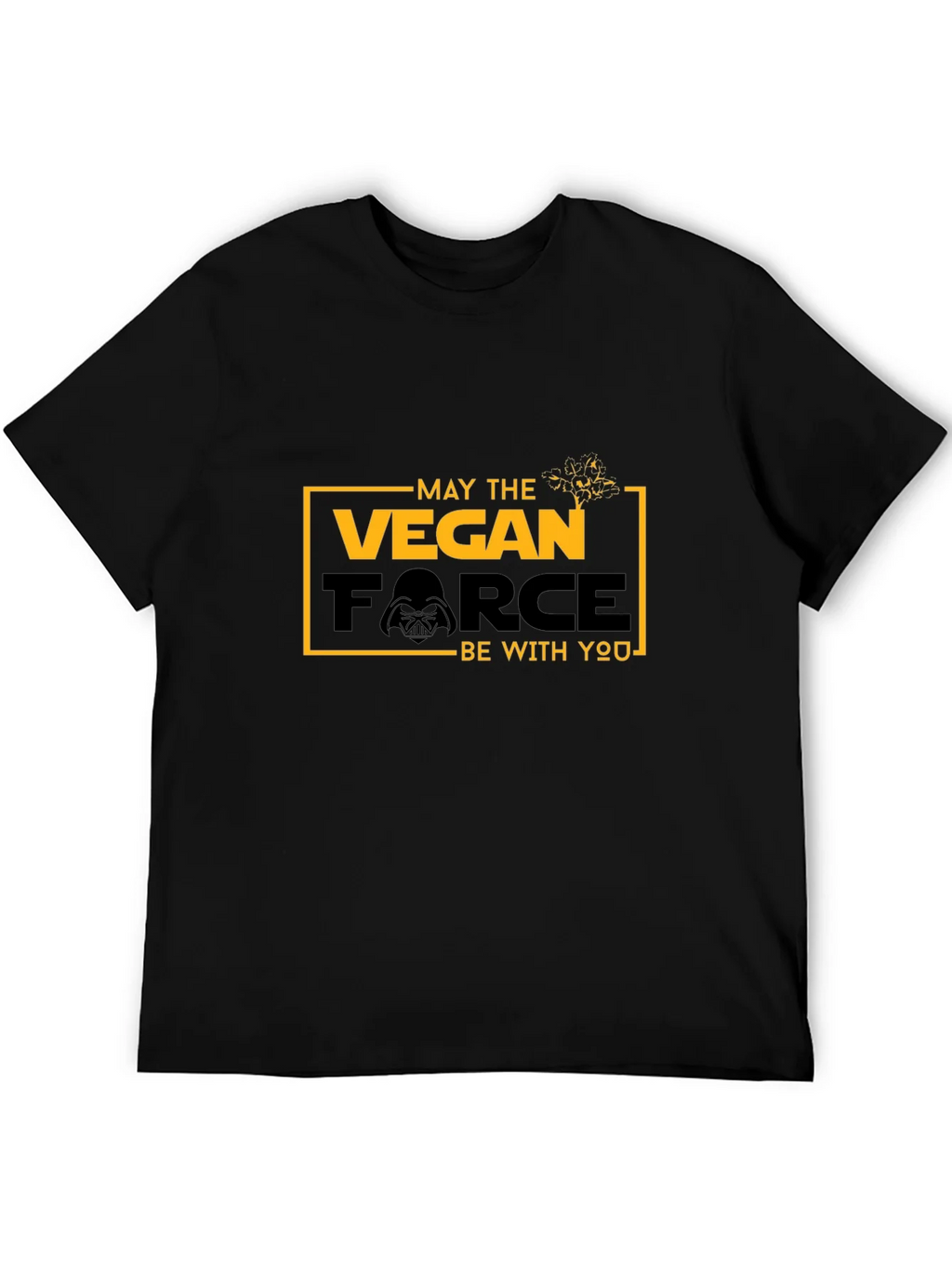 Vegan Force Graphic T-Shirt - May the Be With You product image 5