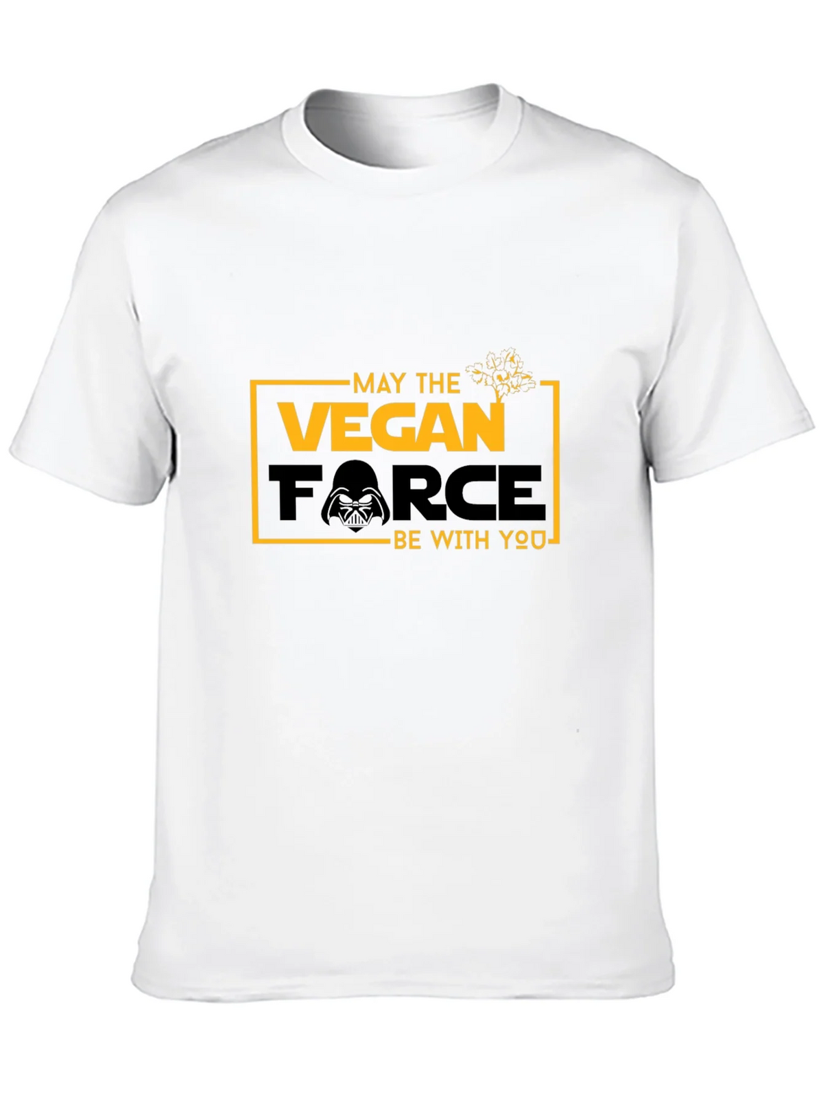Vegan Force Graphic T-Shirt - May the Be With You product image 9