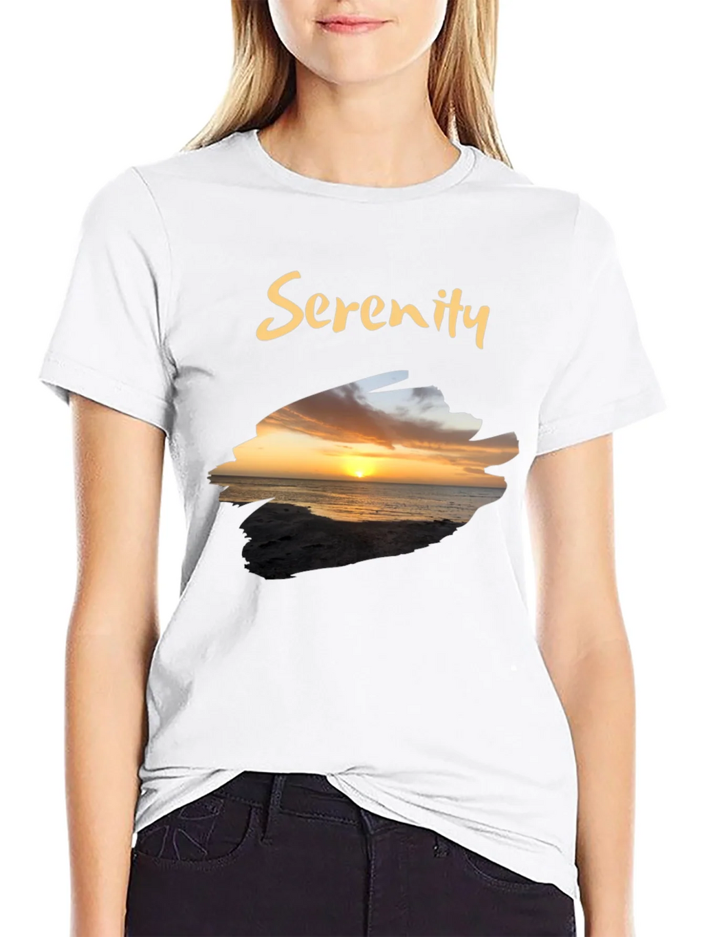 Serenity Sunset Graphic T-Shirt product image 7