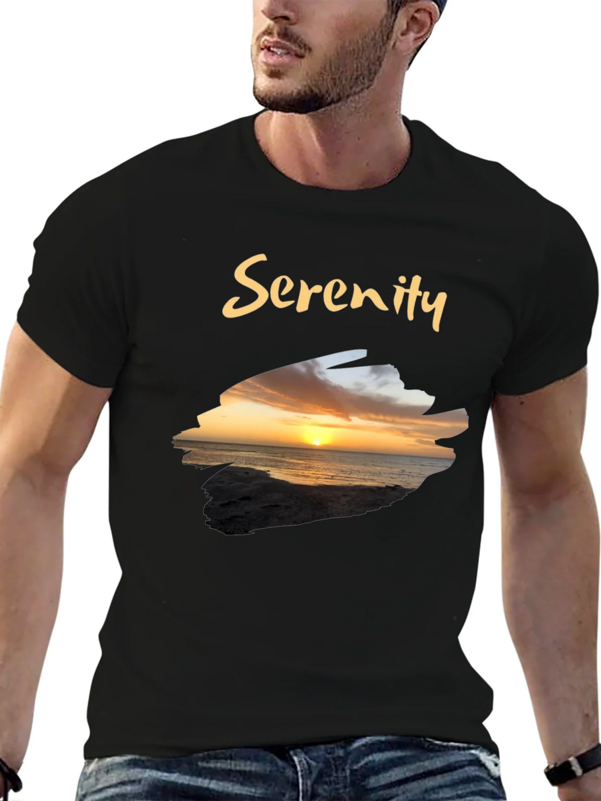 Serenity Sunset Graphic T-Shirt product image 5