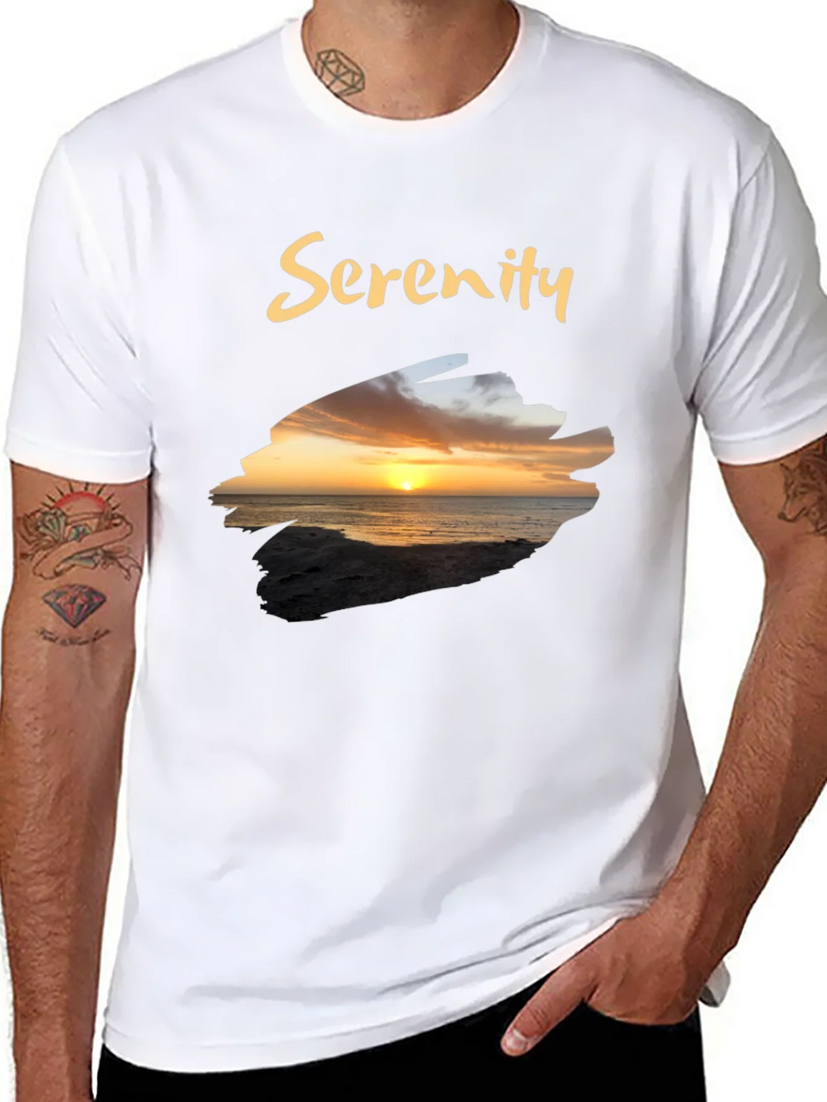 Serenity Sunset Graphic T-Shirt product image 6