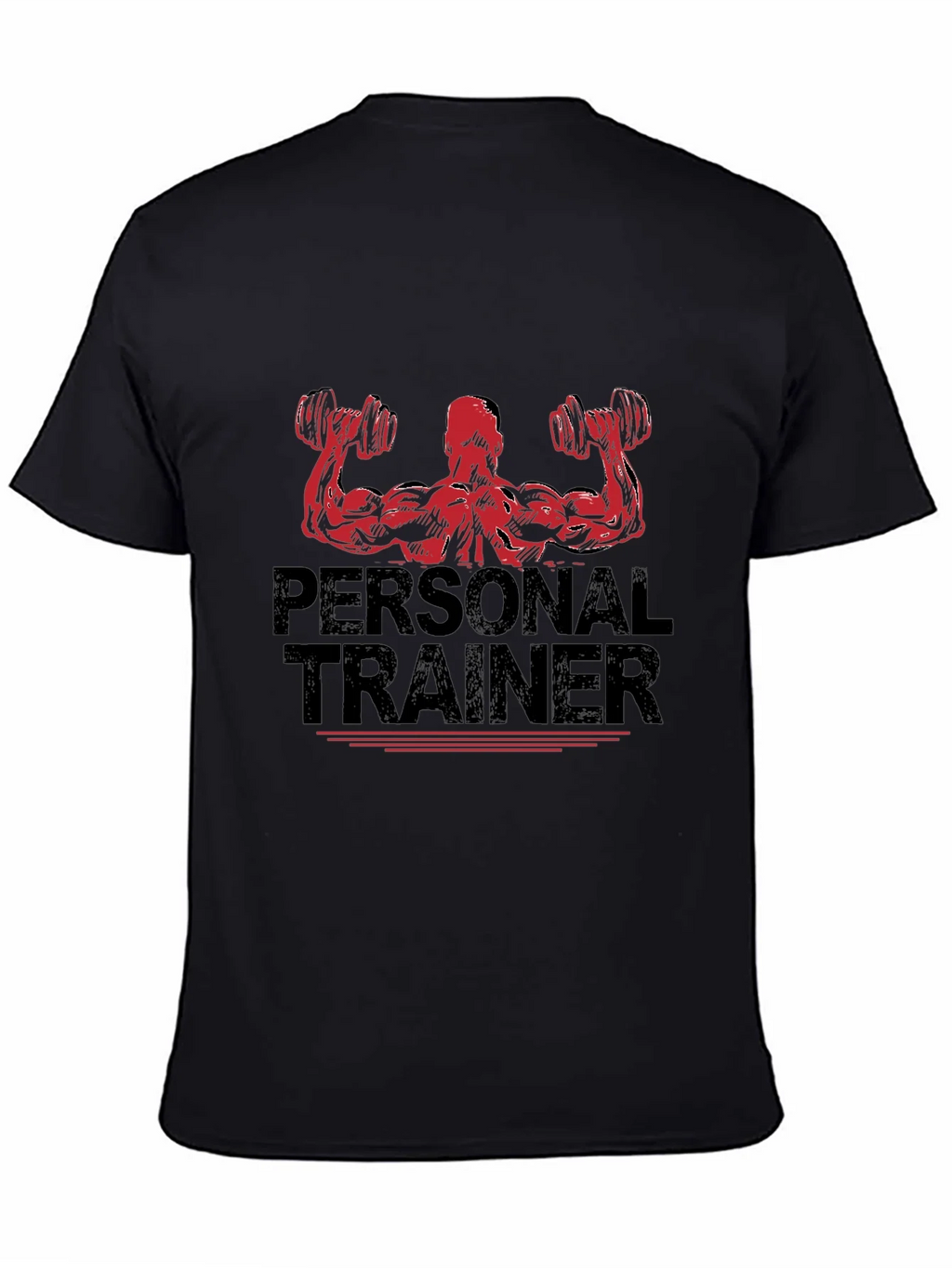 Personal Trainer Graphic Black T-Shirt product image 2