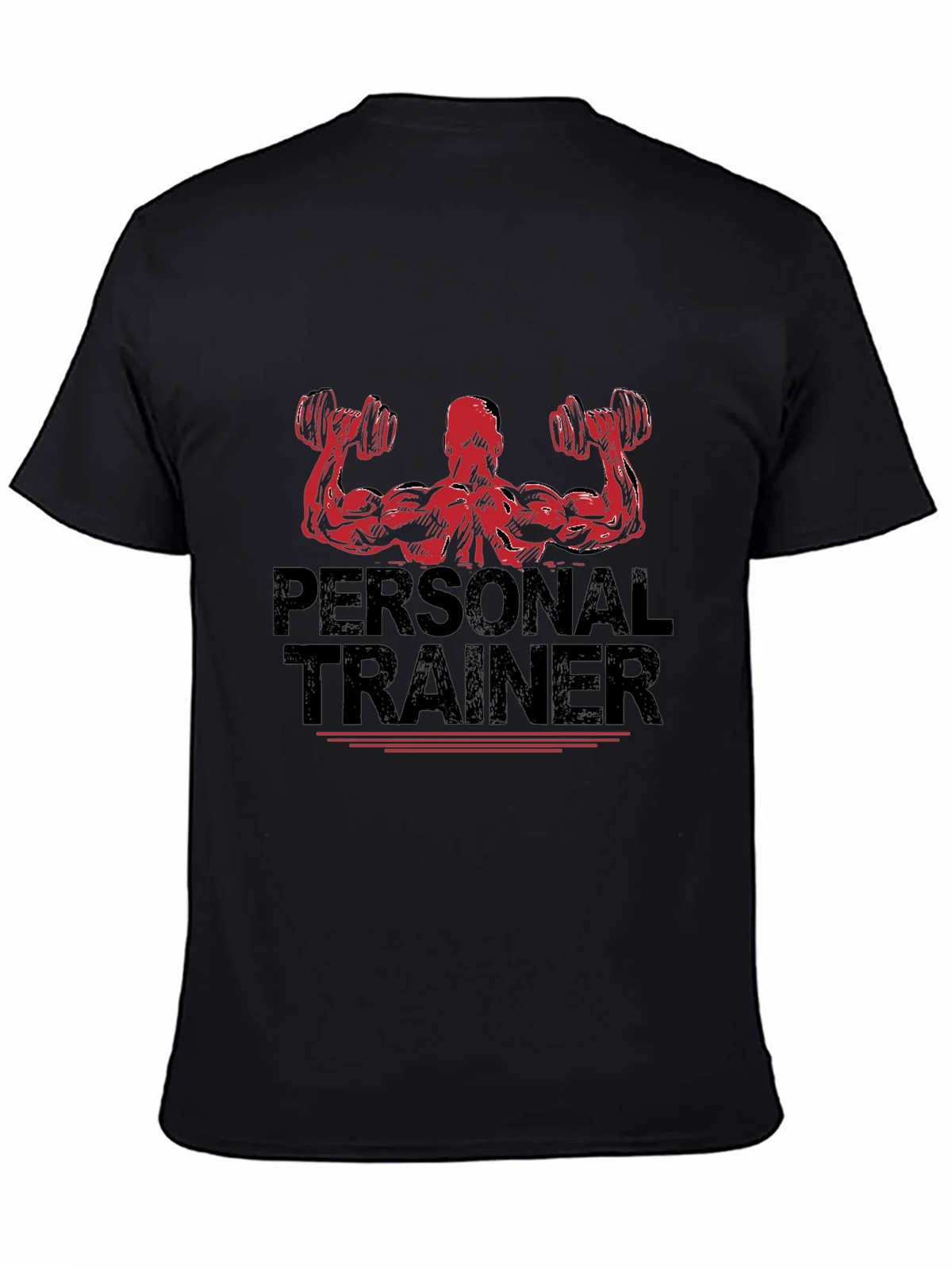 Personal Trainer Graphic Black T-Shirt product image 2