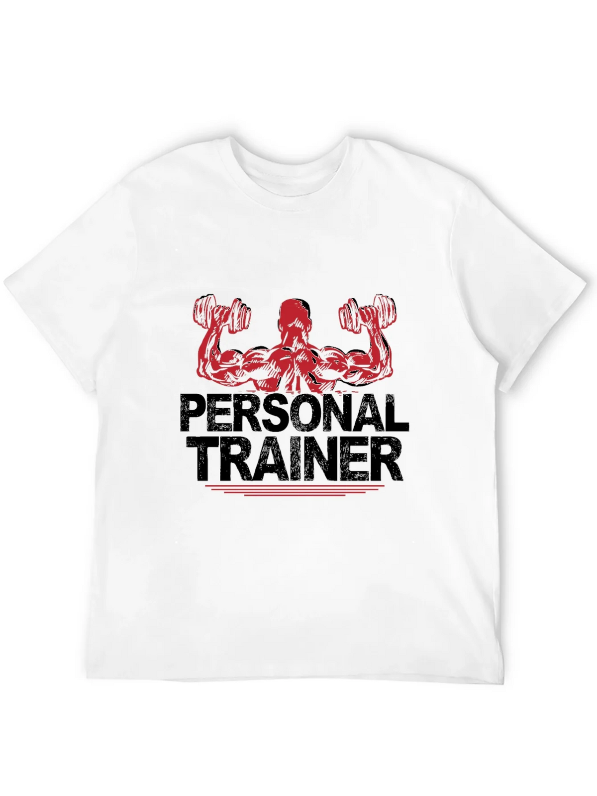 Personal Trainer Graphic Black T-Shirt product image 7