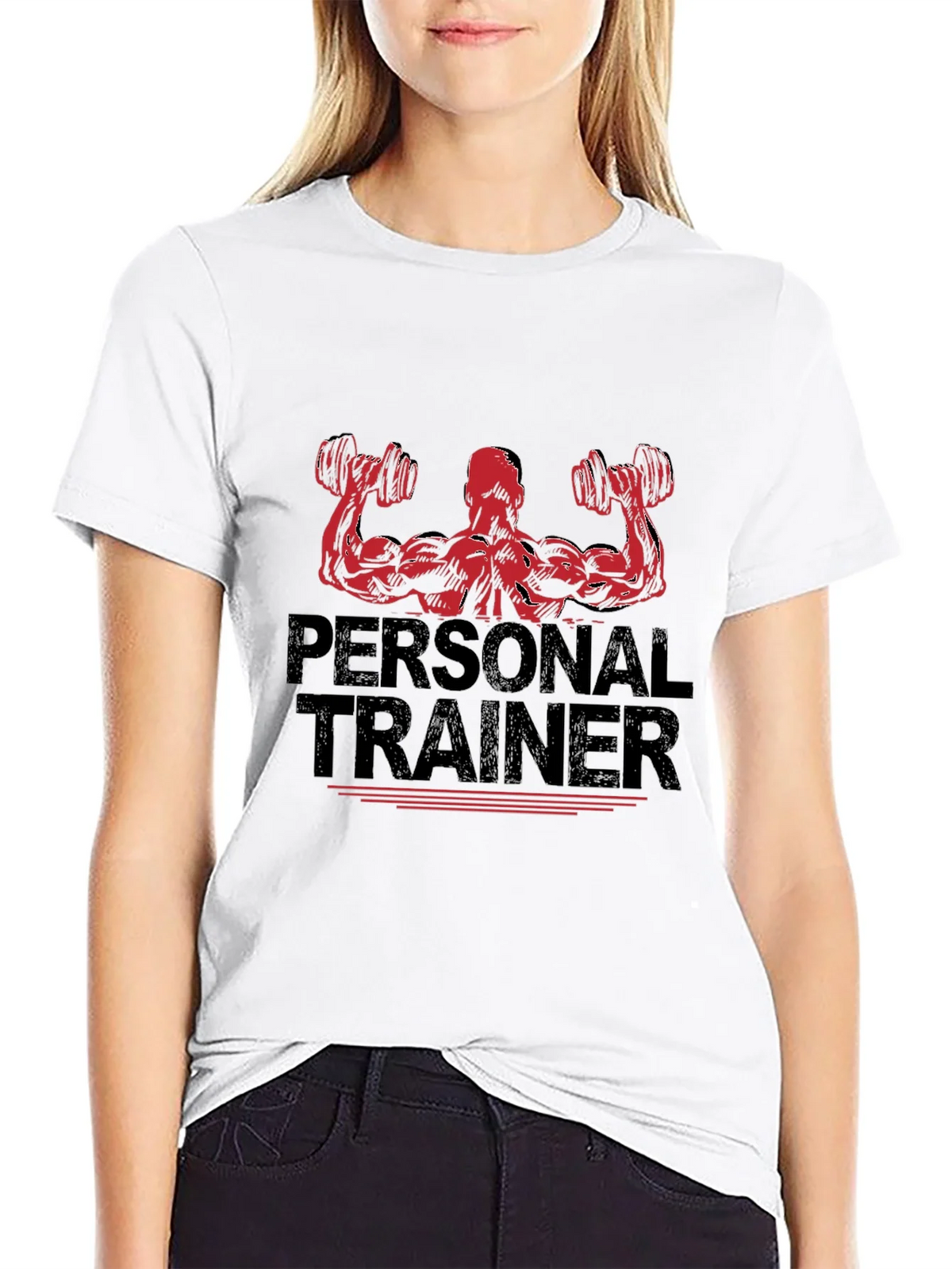 Personal Trainer Graphic Black T-Shirt product image 5