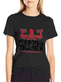 Personal Trainer Graphic Black T-Shirt product image 1
