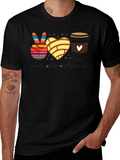 Peace Love Chismecito Shirt - Concha & Coffee product image 1