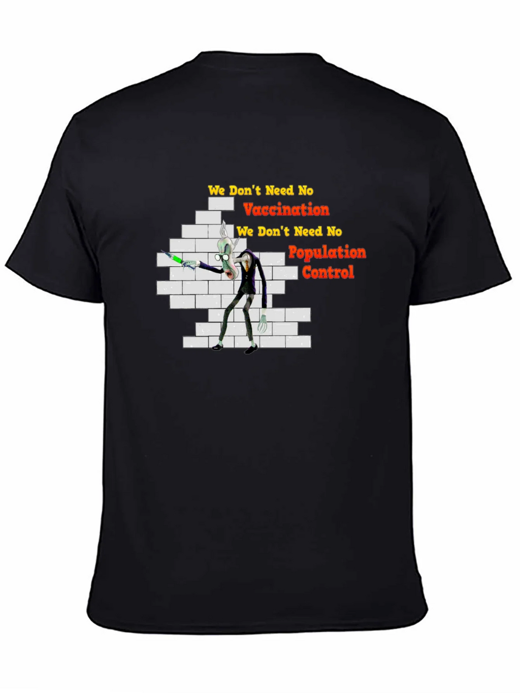 Anti-Vaccination Cartoon T-Shirt product image 4