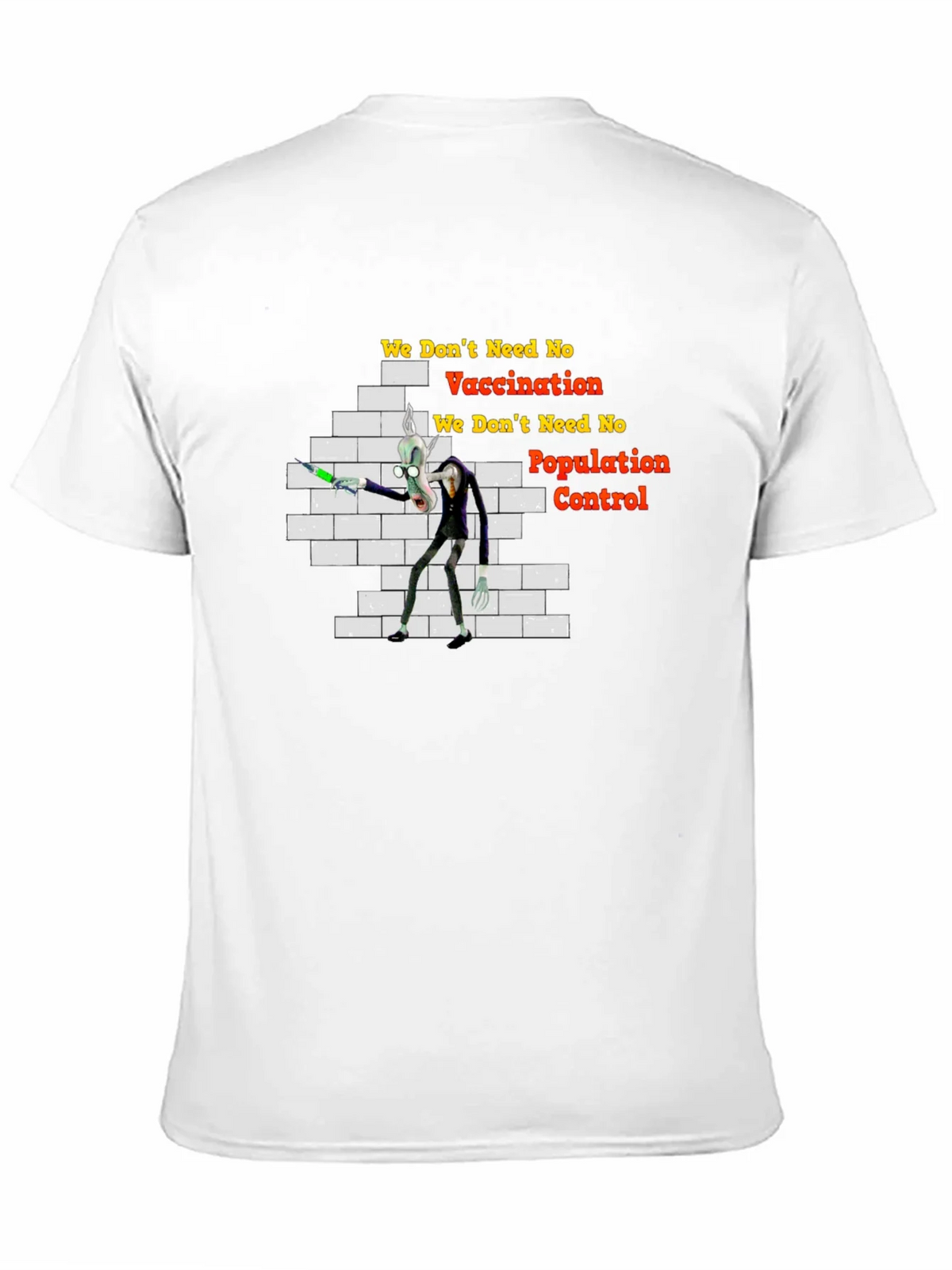 Anti-Vaccination Cartoon T-Shirt product image 10