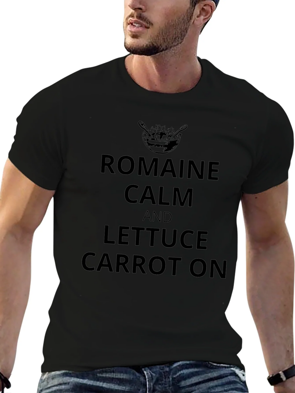 Romaine Calm T-Shirt - Funny Foodie Tee product image 4