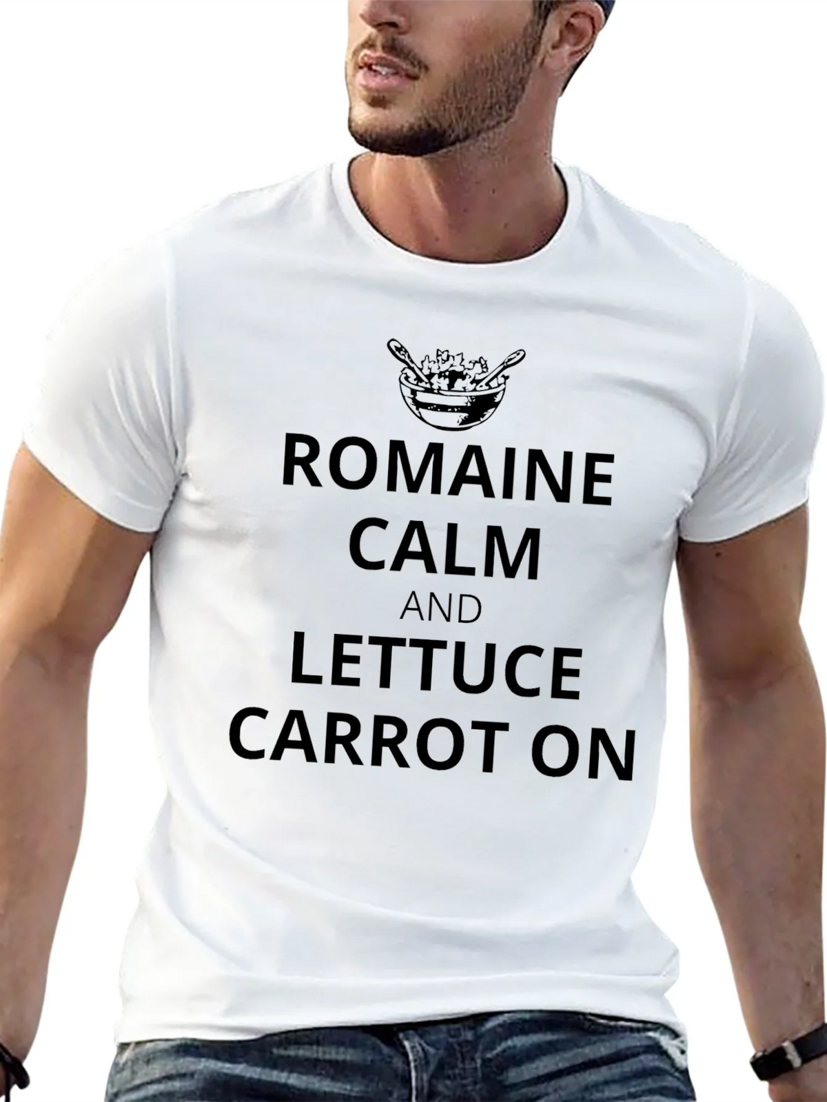 Romaine Calm T-Shirt - Funny Foodie Tee product image 10