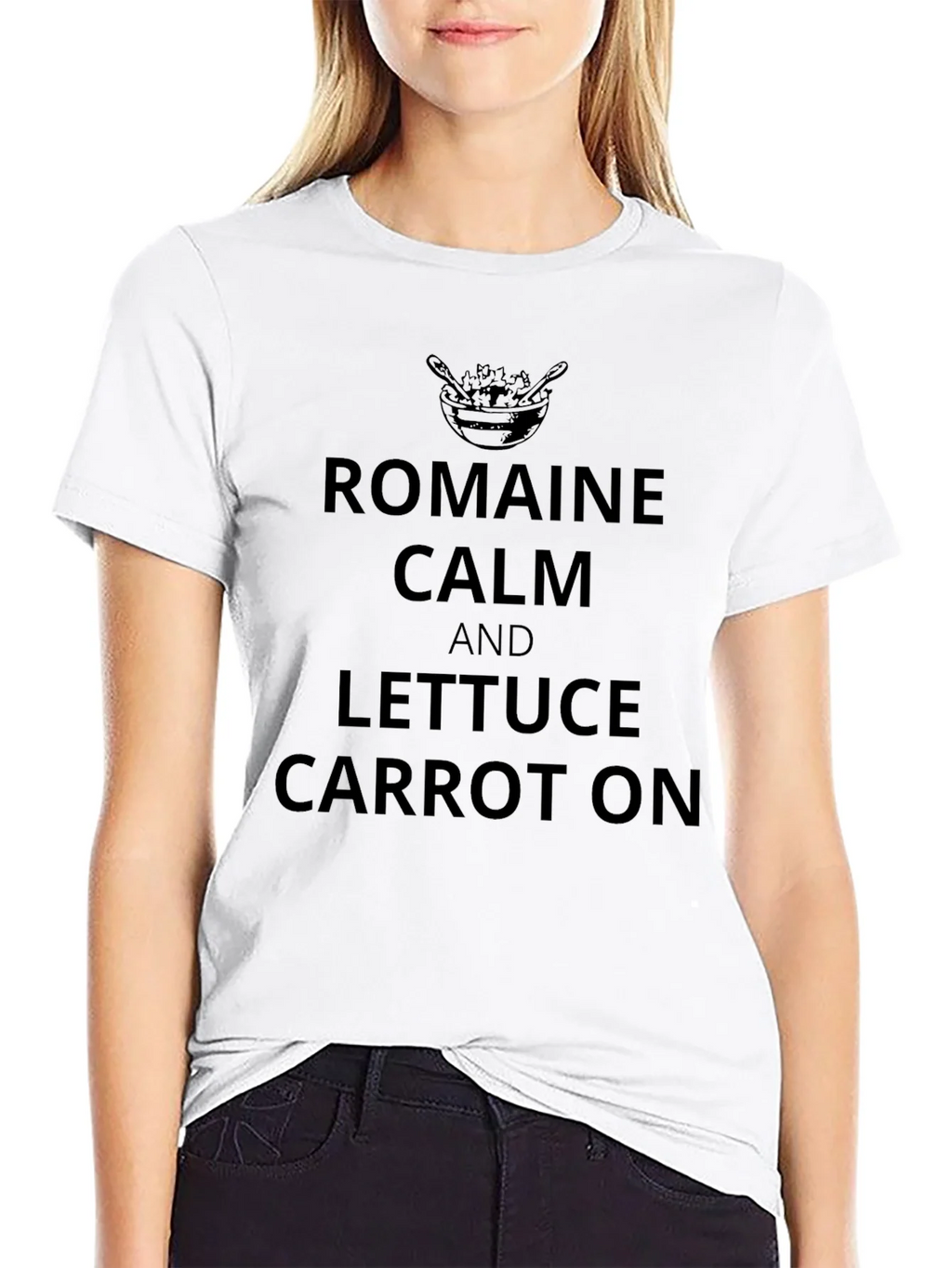 Romaine Calm T-Shirt - Funny Foodie Tee product image 6