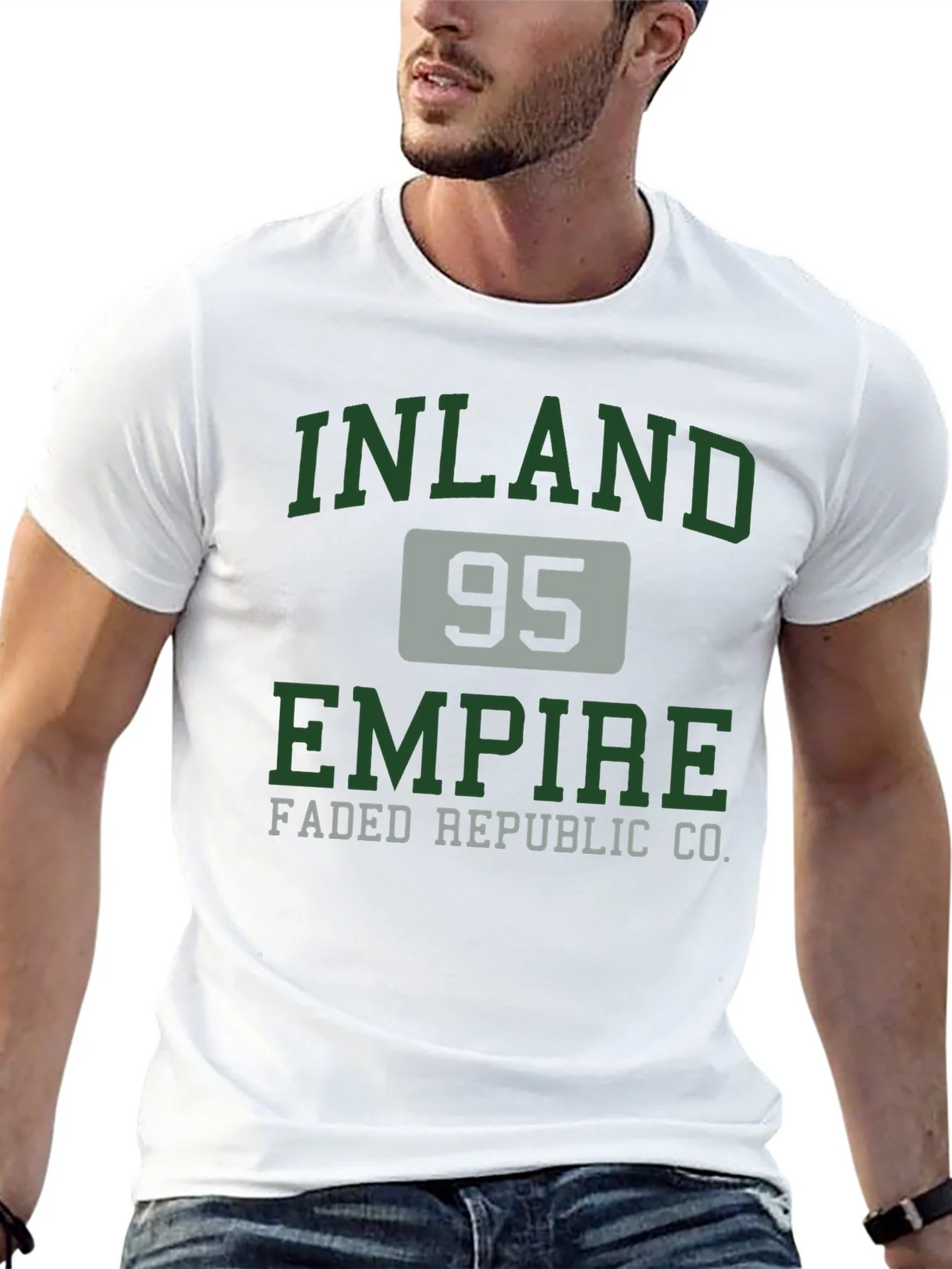 Inland Empire 95 Faded Republic Co. Black T-Shirt product image 11