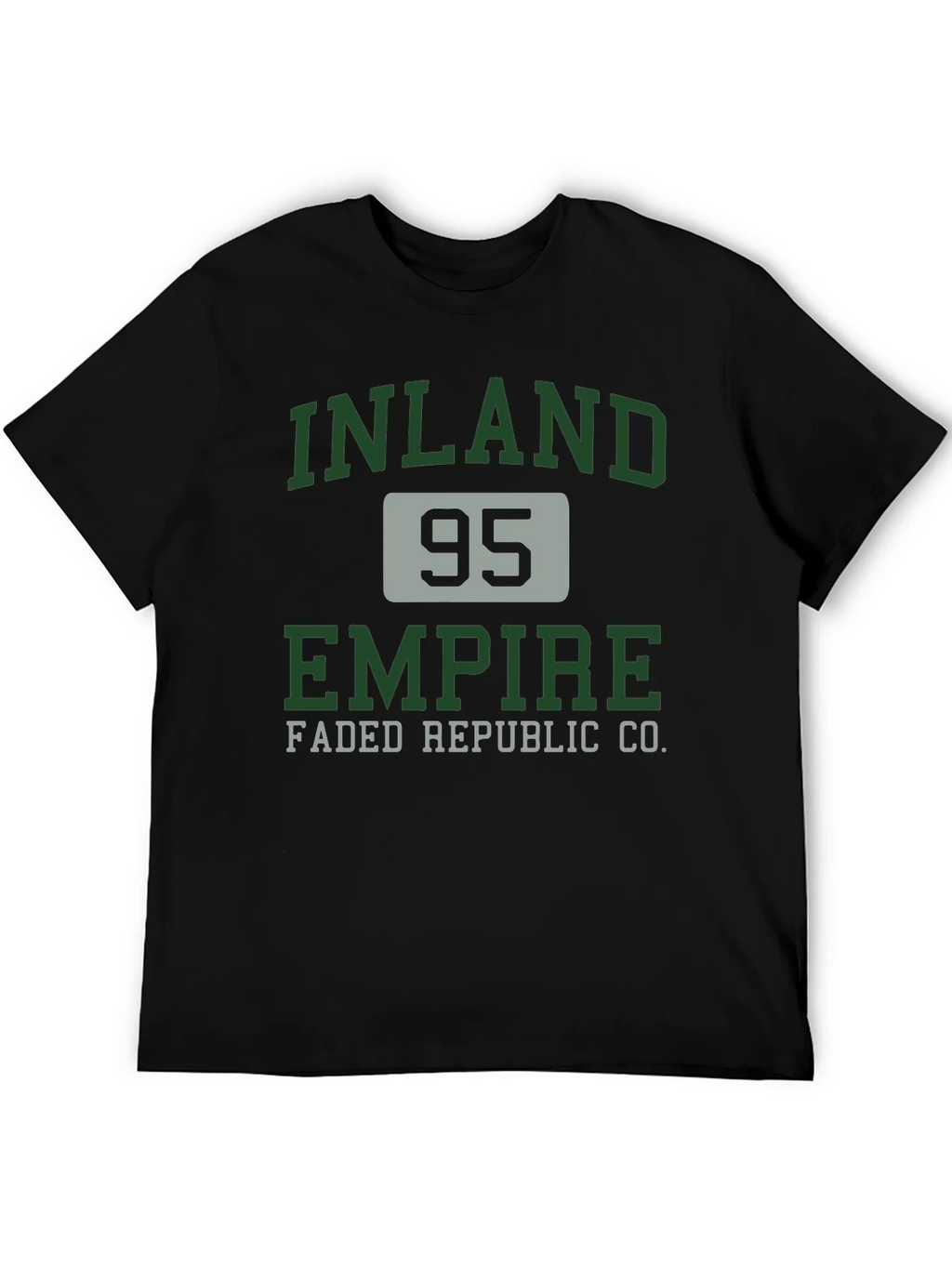 Inland Empire 95 Faded Republic Co. Black T-Shirt product image 4