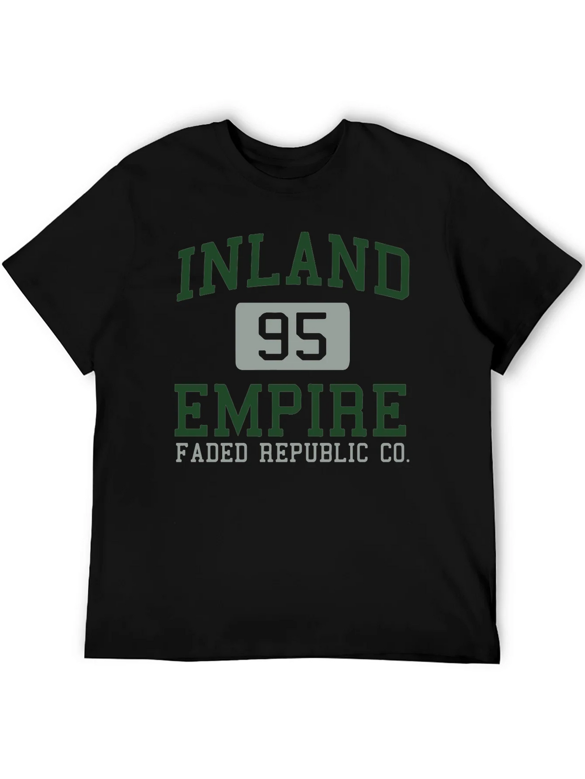 Inland Empire 95 Faded Republic Co. Black T-Shirt product image 4