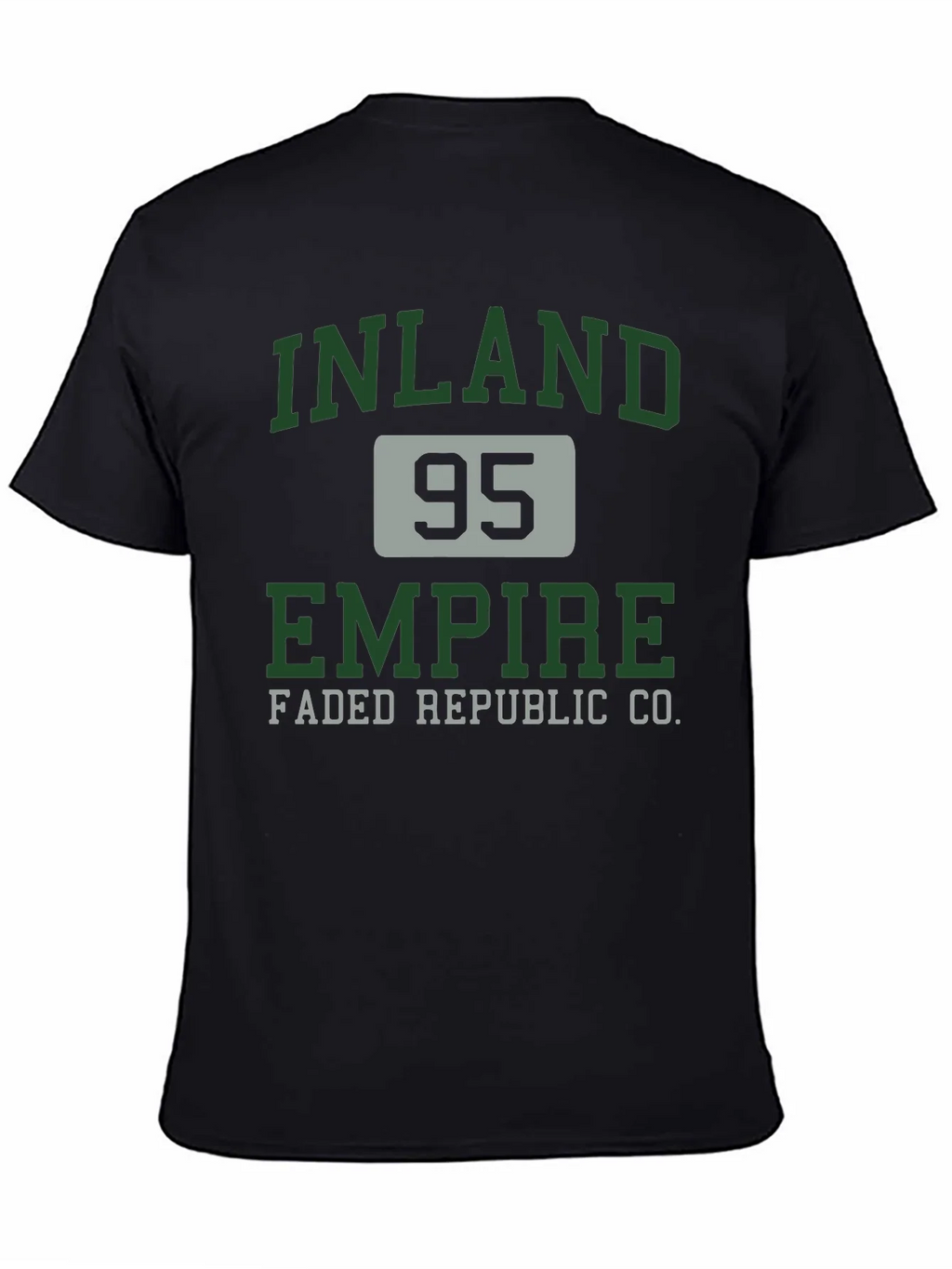 Inland Empire 95 Faded Republic Co. Black T-Shirt product image 3