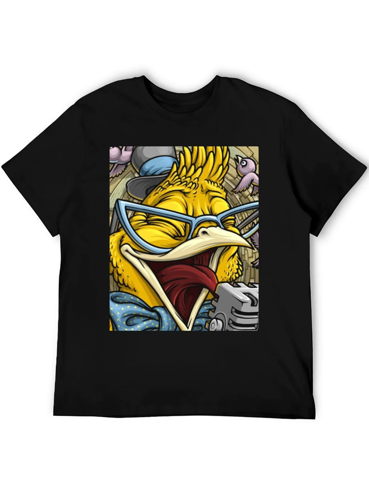 Cartoon Bird Graphic T-Shirt product image 5