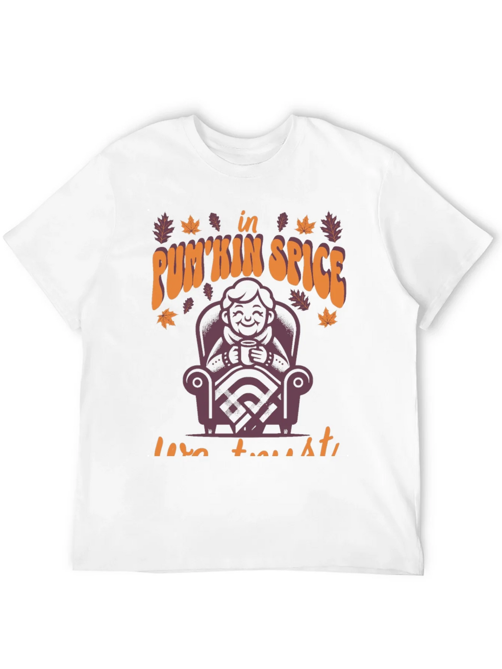 Pumpkin Spice Latte T-Shirt Fall Autumn Design product image 9