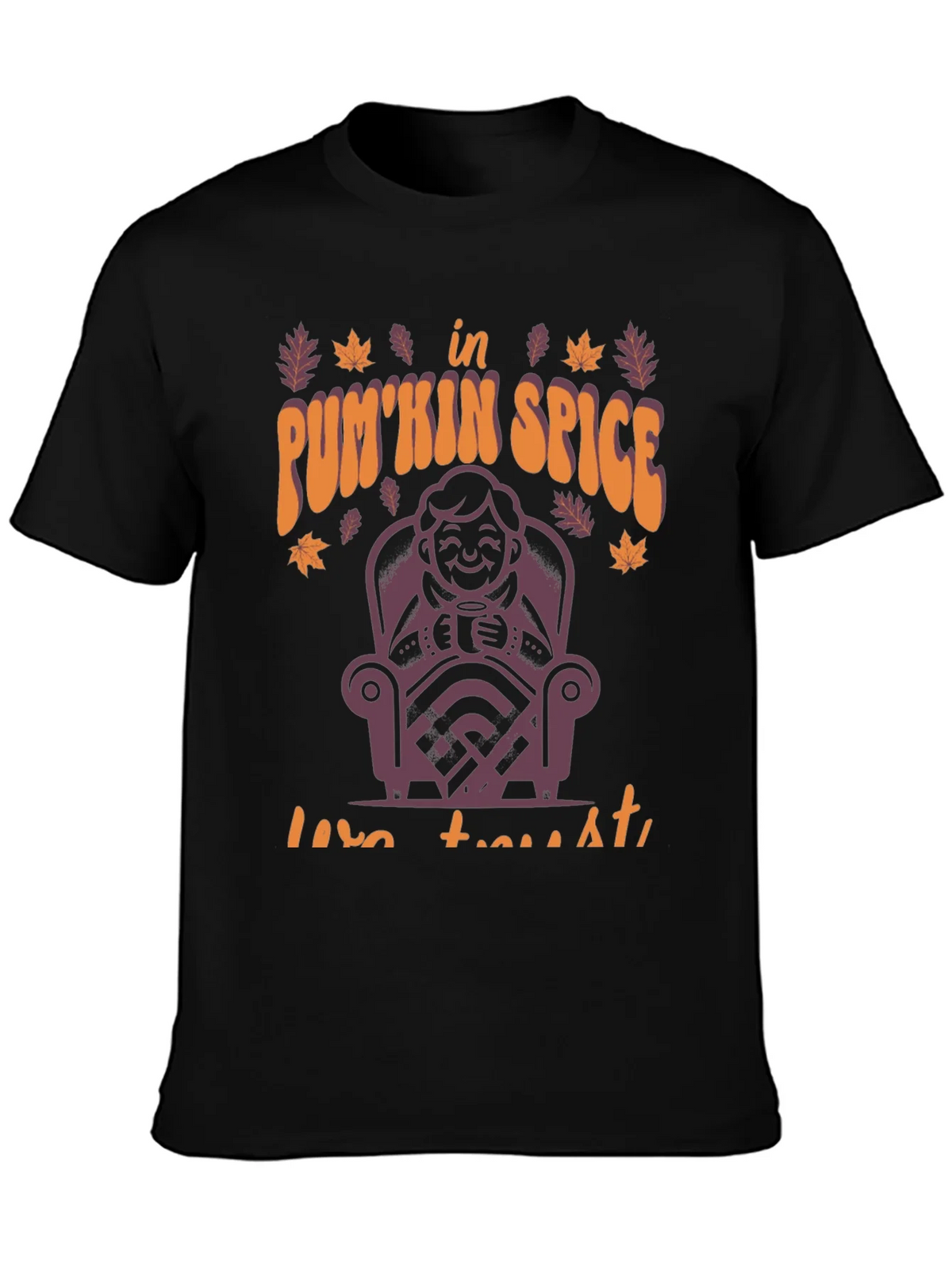 Pumpkin Spice Latte T-Shirt Fall Autumn Design product image 2